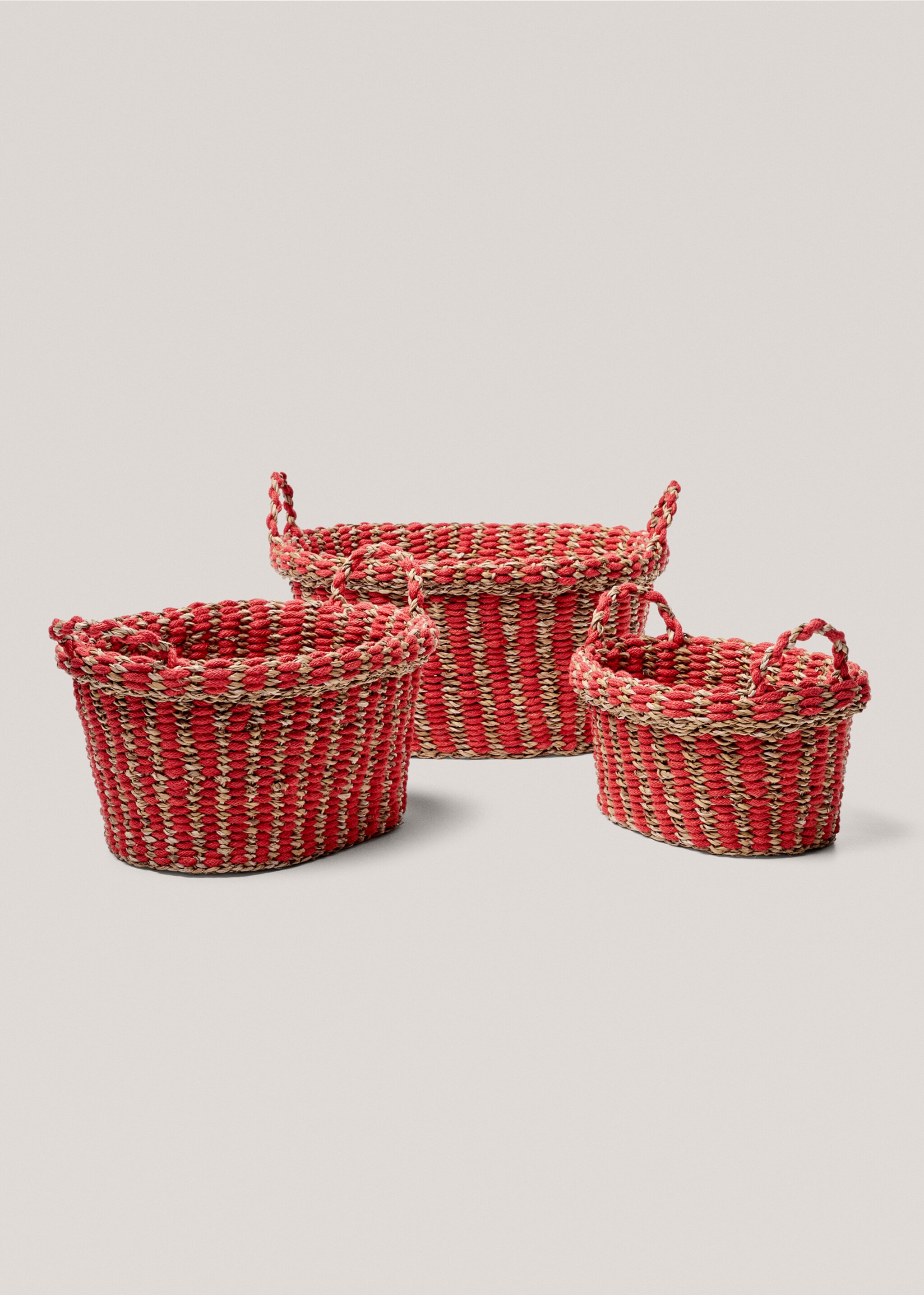 Juta-gyékény kosár 30x24 cm - A termék adatai 3