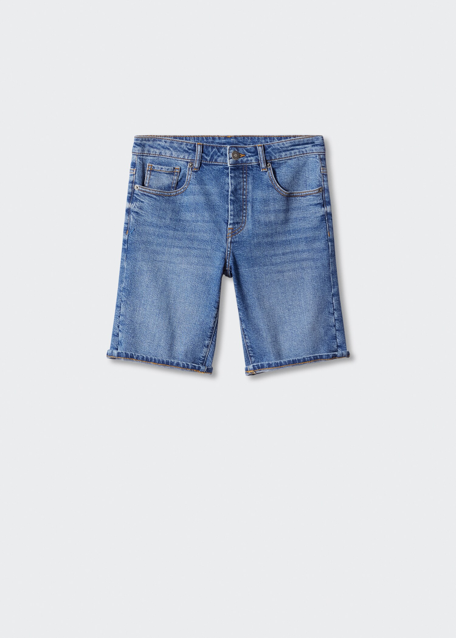 Cotton denim shorts - Article without model