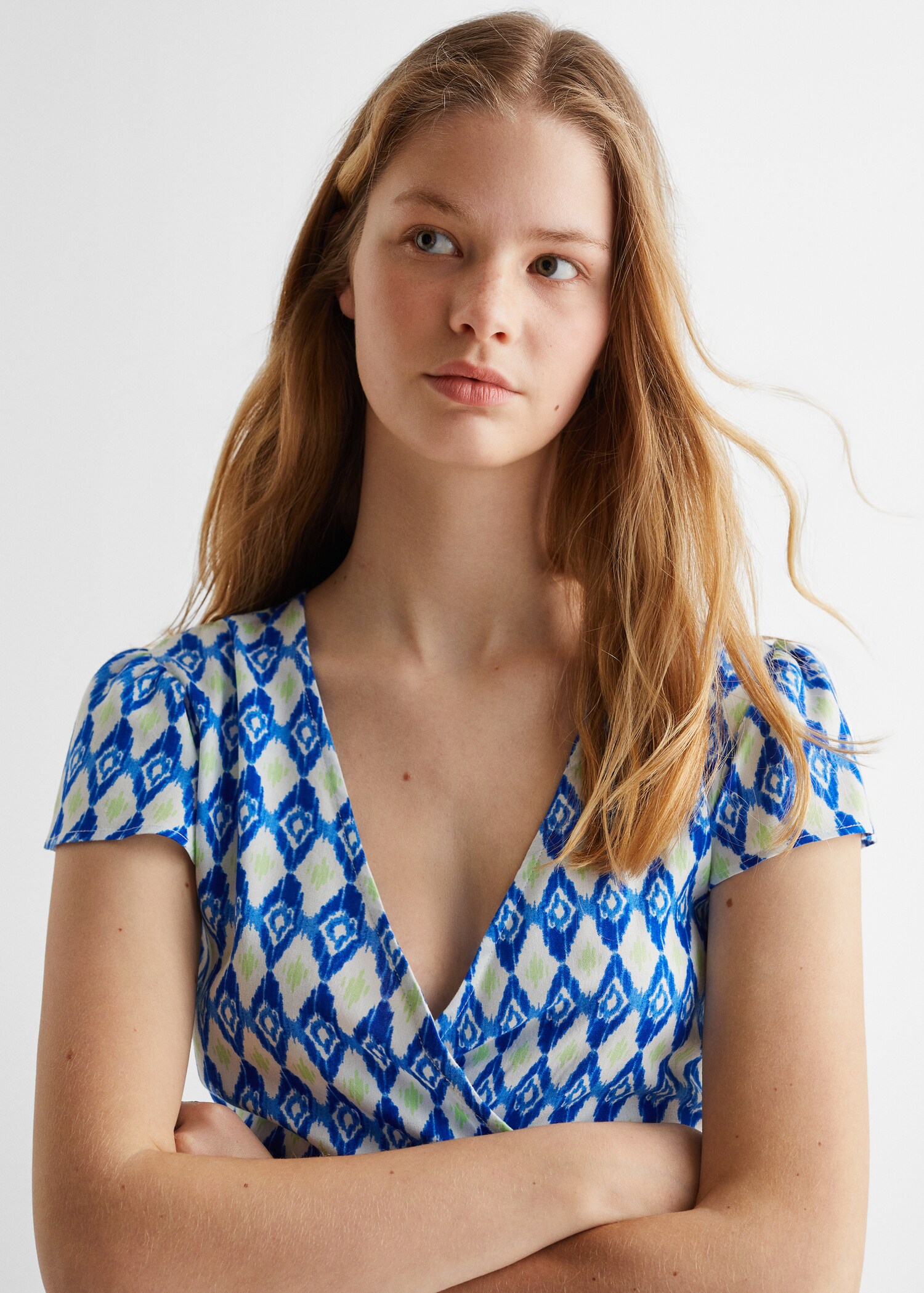 Geometric print dress - Details of the article 1