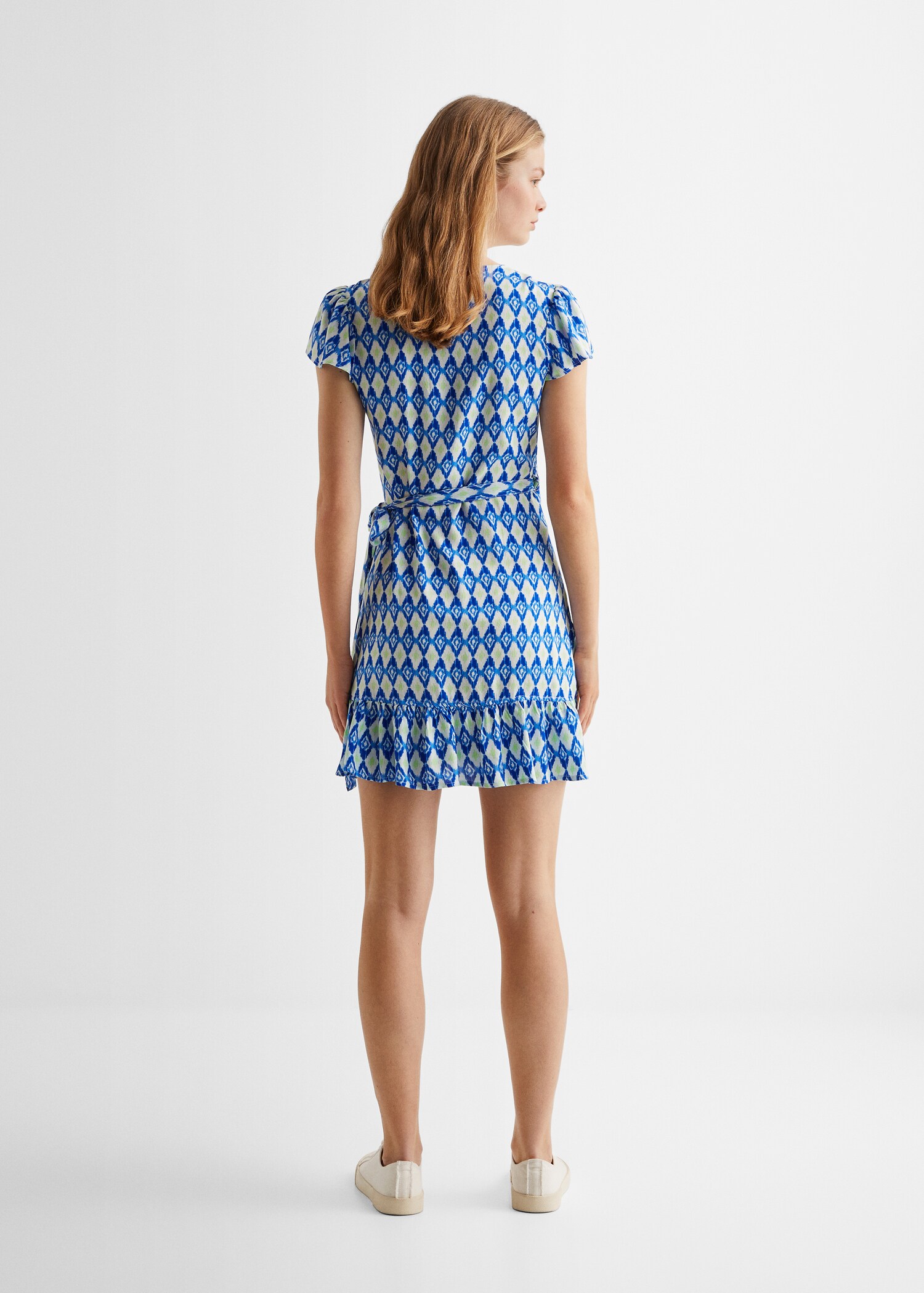 Geometric print dress - Reverse of the article