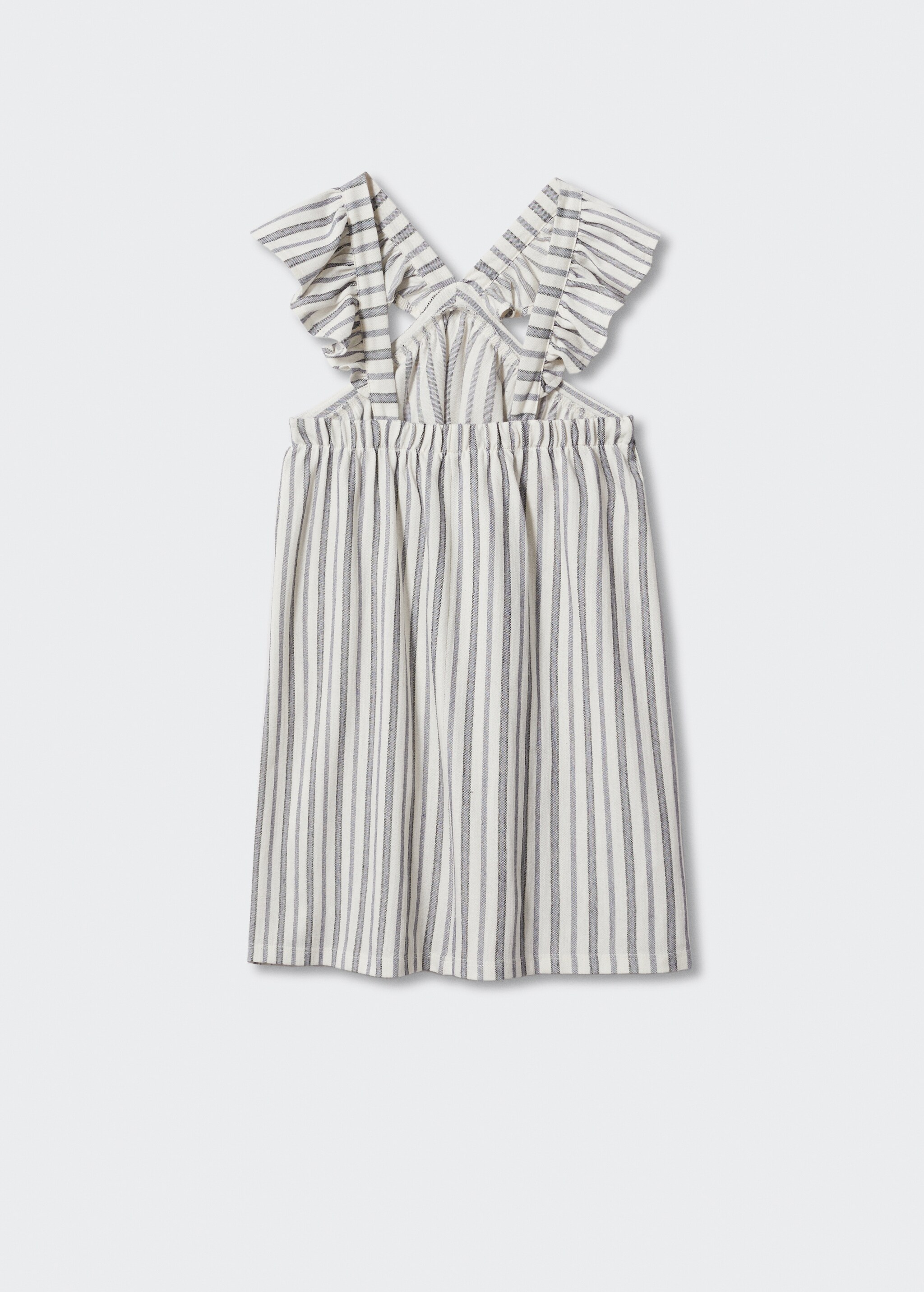 Striped dress - Reverse of the article