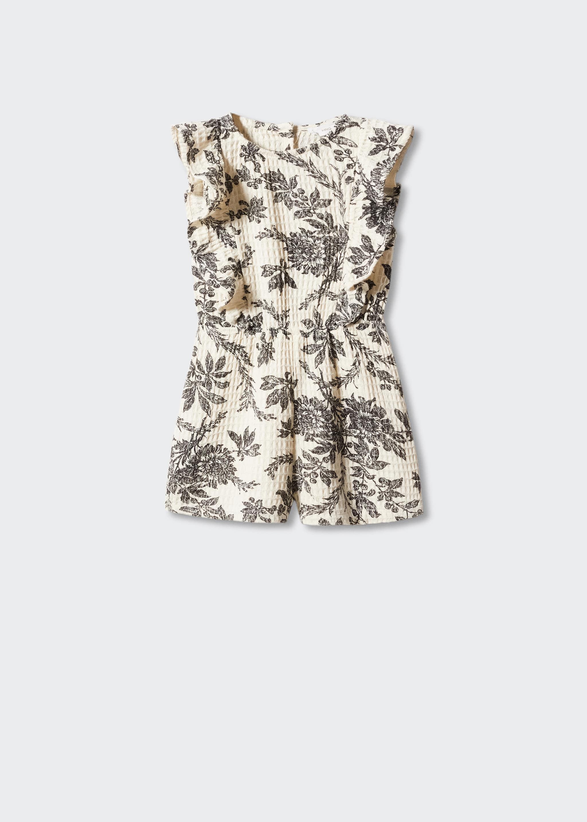 Printed short jumpsuit - Article without model
