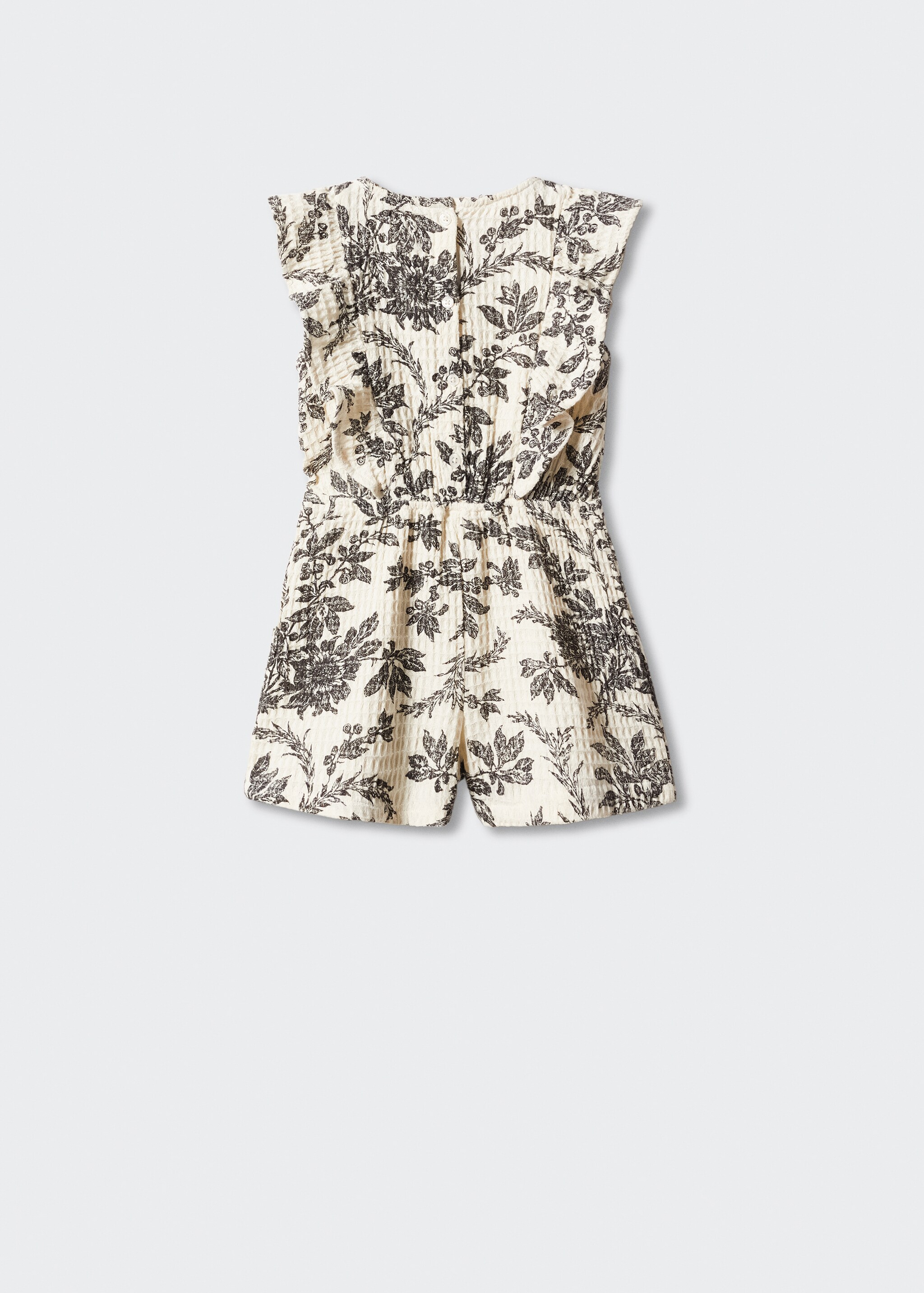 Printed short jumpsuit - Reverse of the article