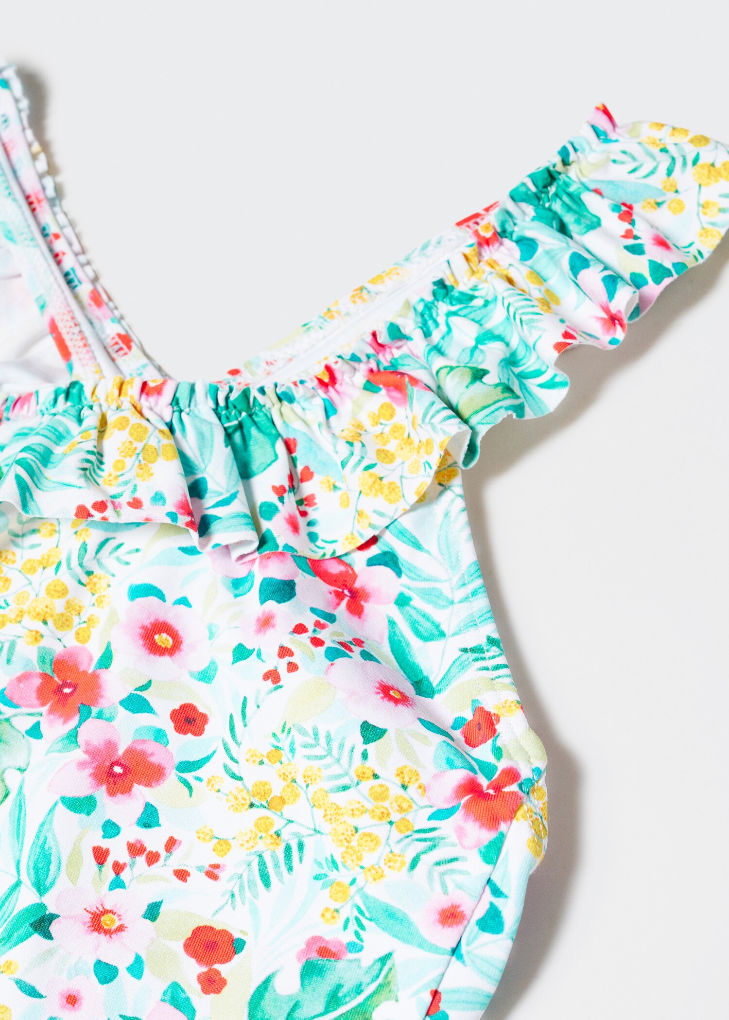 Maillot de bain imprimé floral volant - Détail de l'article 8