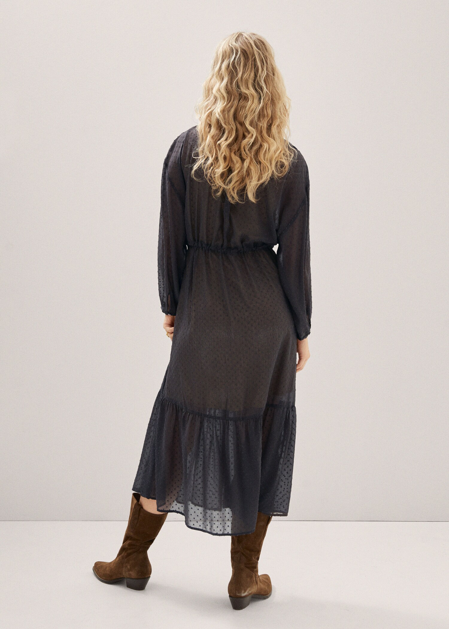 Plumetis-Hemdkleid - Rückseite des Artikels