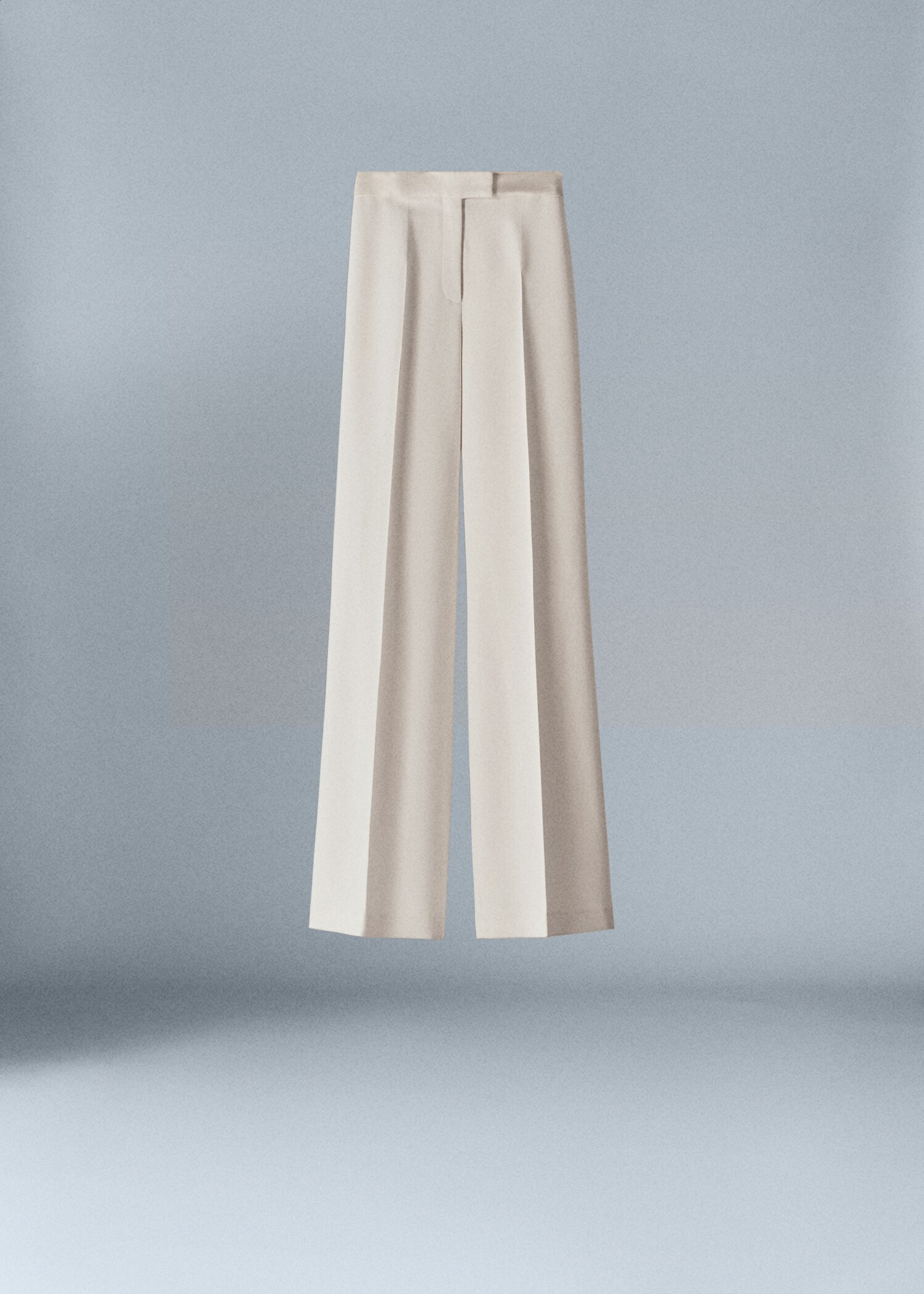 Palazzo suit pants with satin details - Article without model