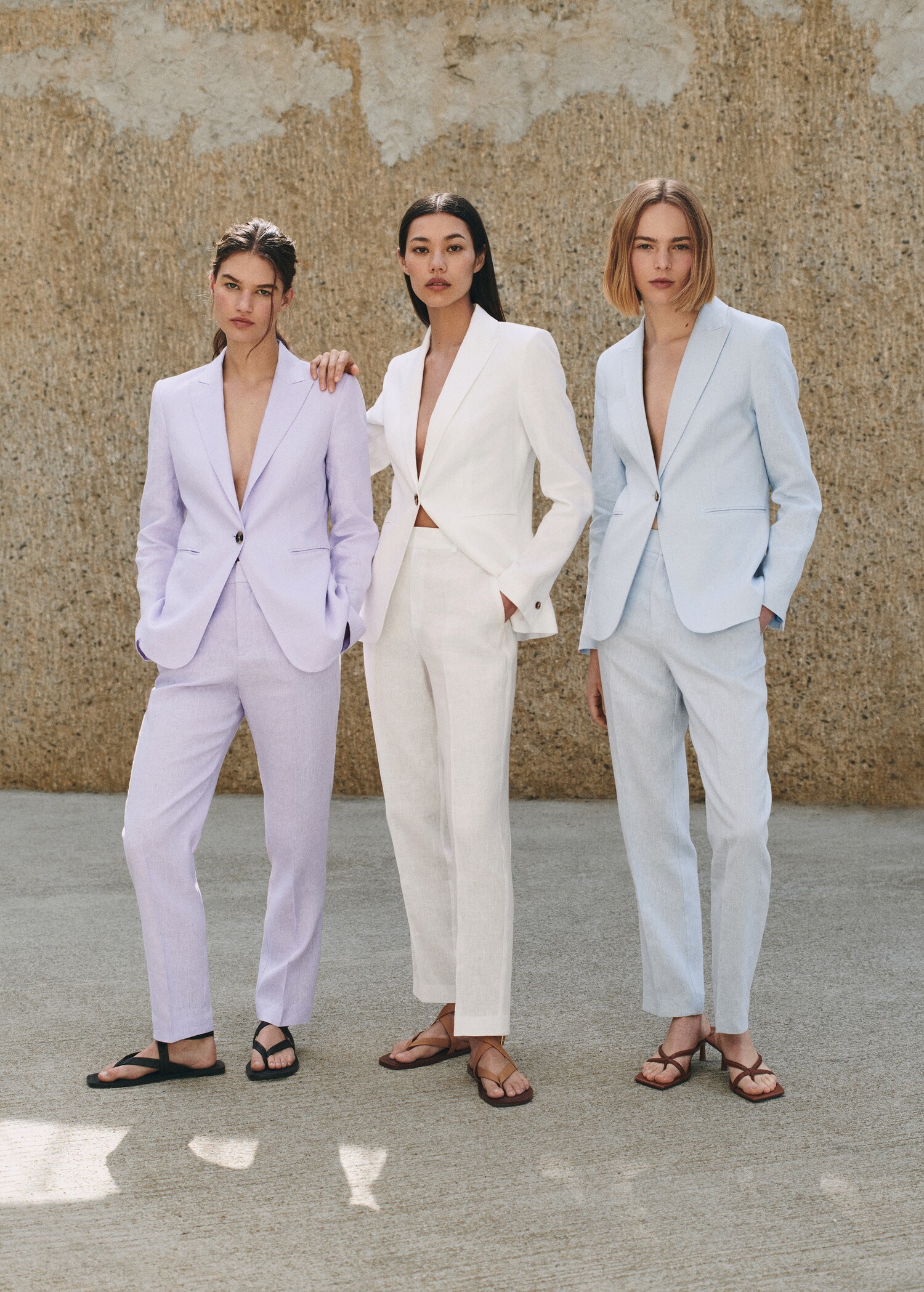 100% linen suit trousers - Details of the article 6