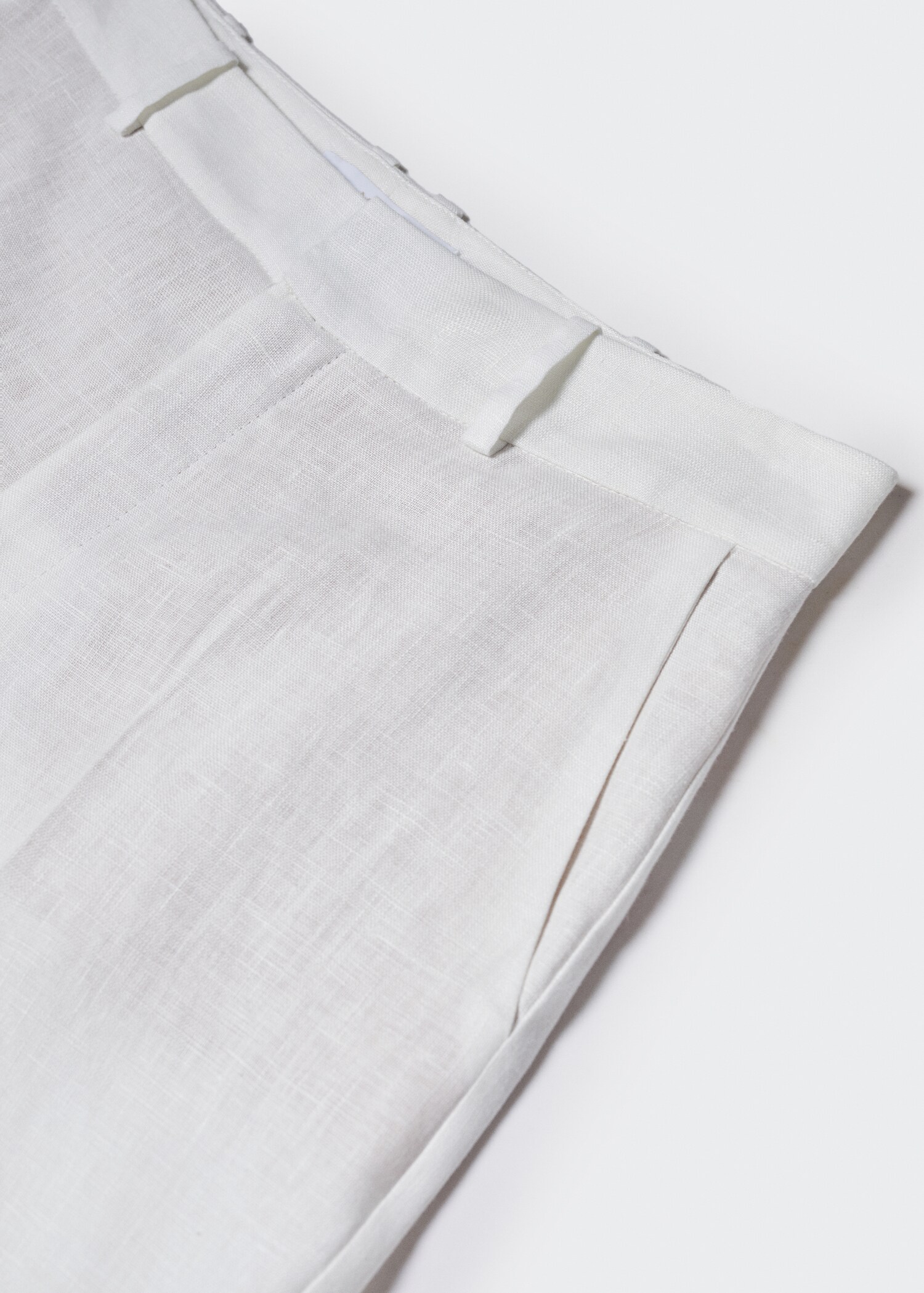 100% linen suit trousers - Details of the article 8