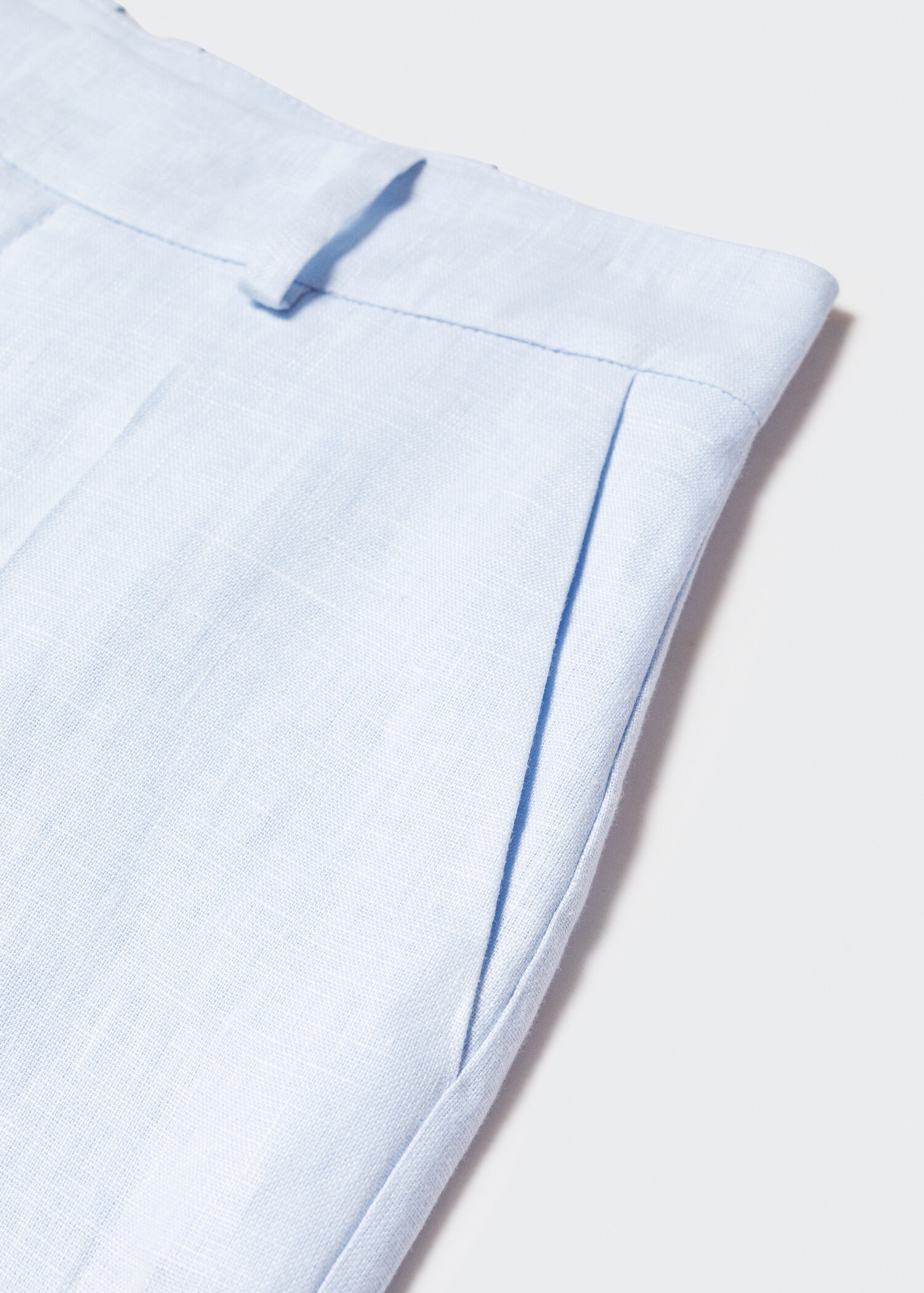 100% linen suit trousers - Details of the article 8