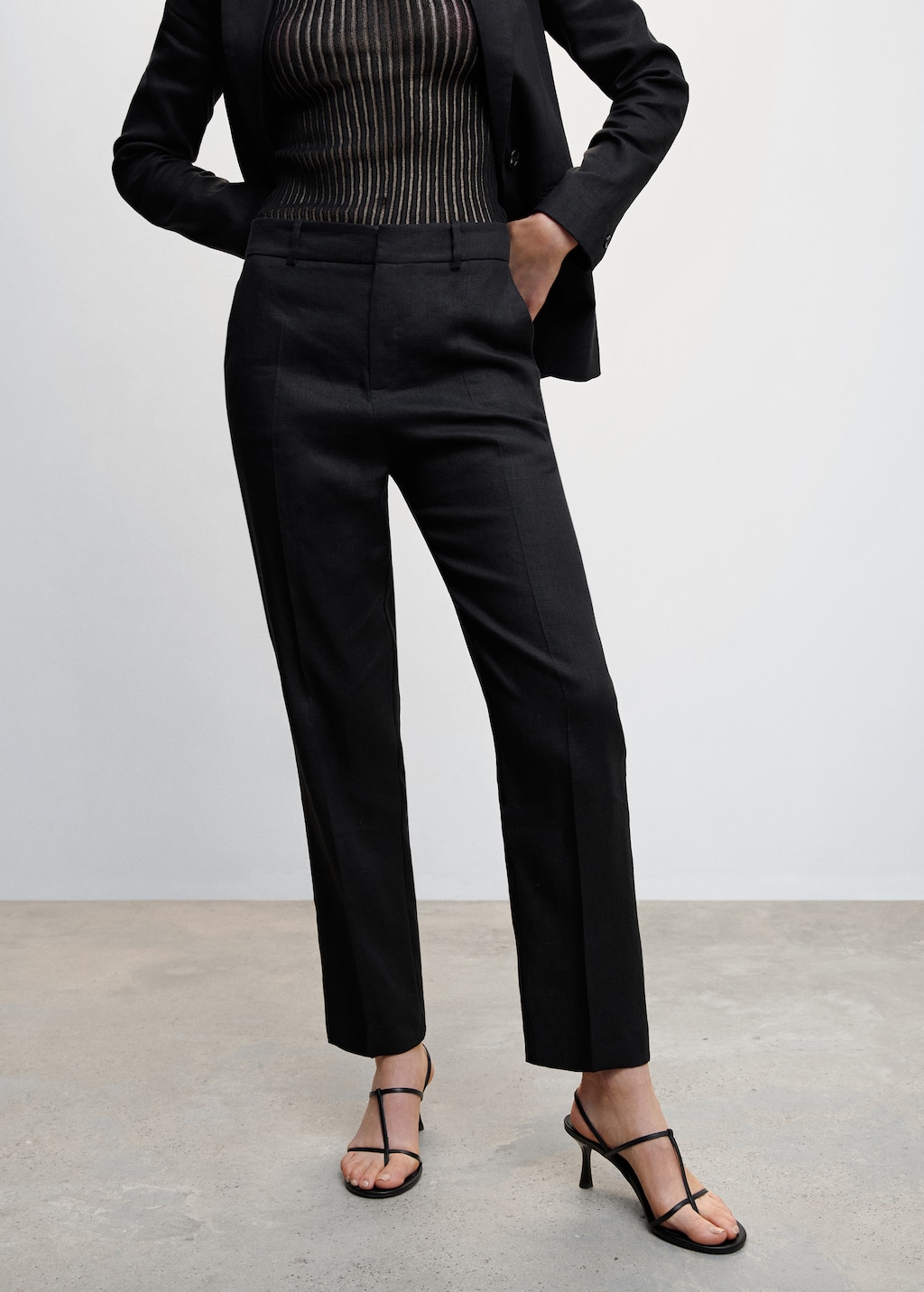 Pantaloni completo 100 lino