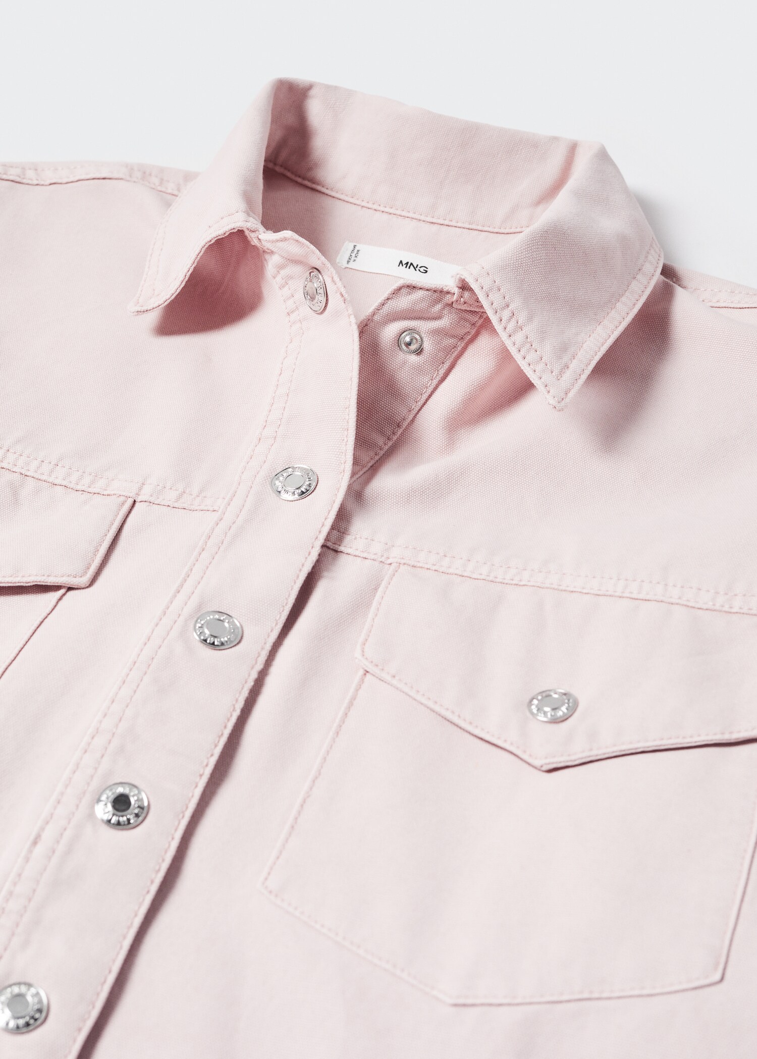 Pocket denim overshirt - Details of the article 8