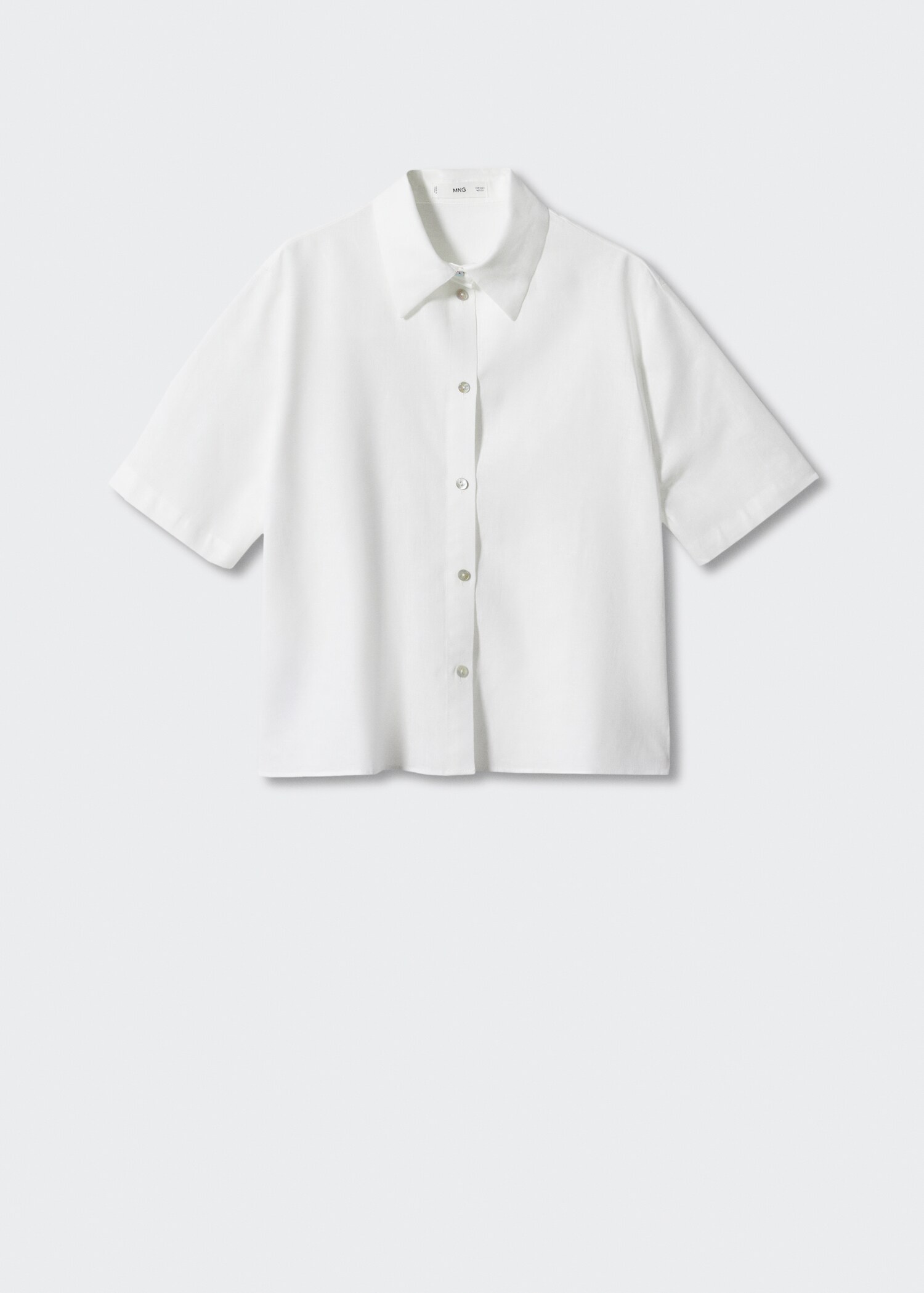 Linen pajama shirt - Article without model