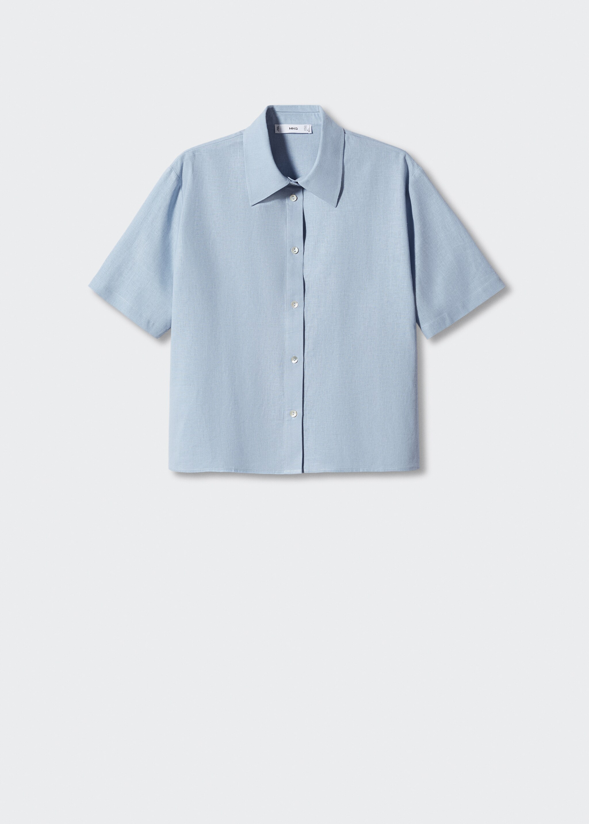 Linen pyjama shirt - Article without model