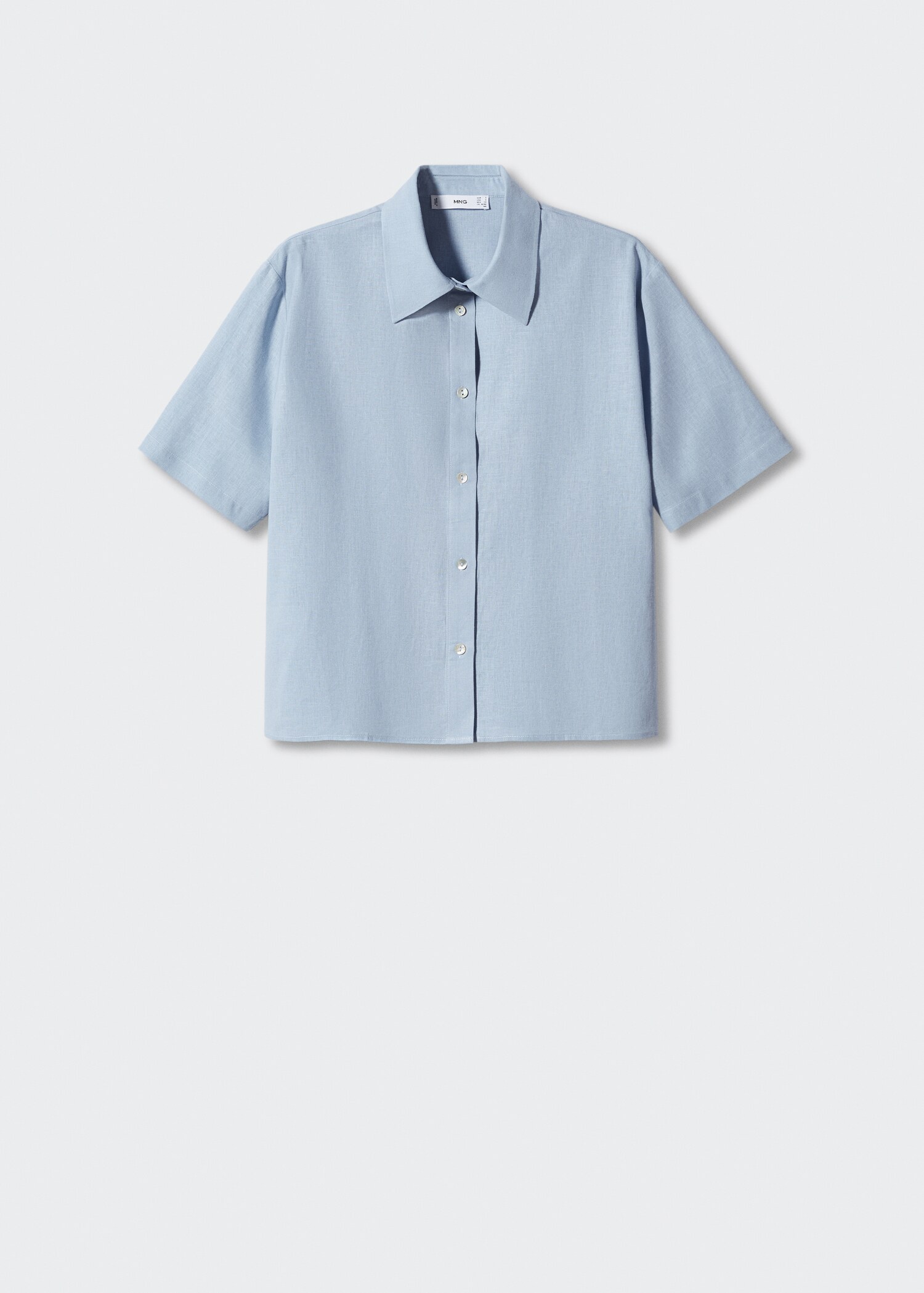 Linen pajama shirt - Article without model