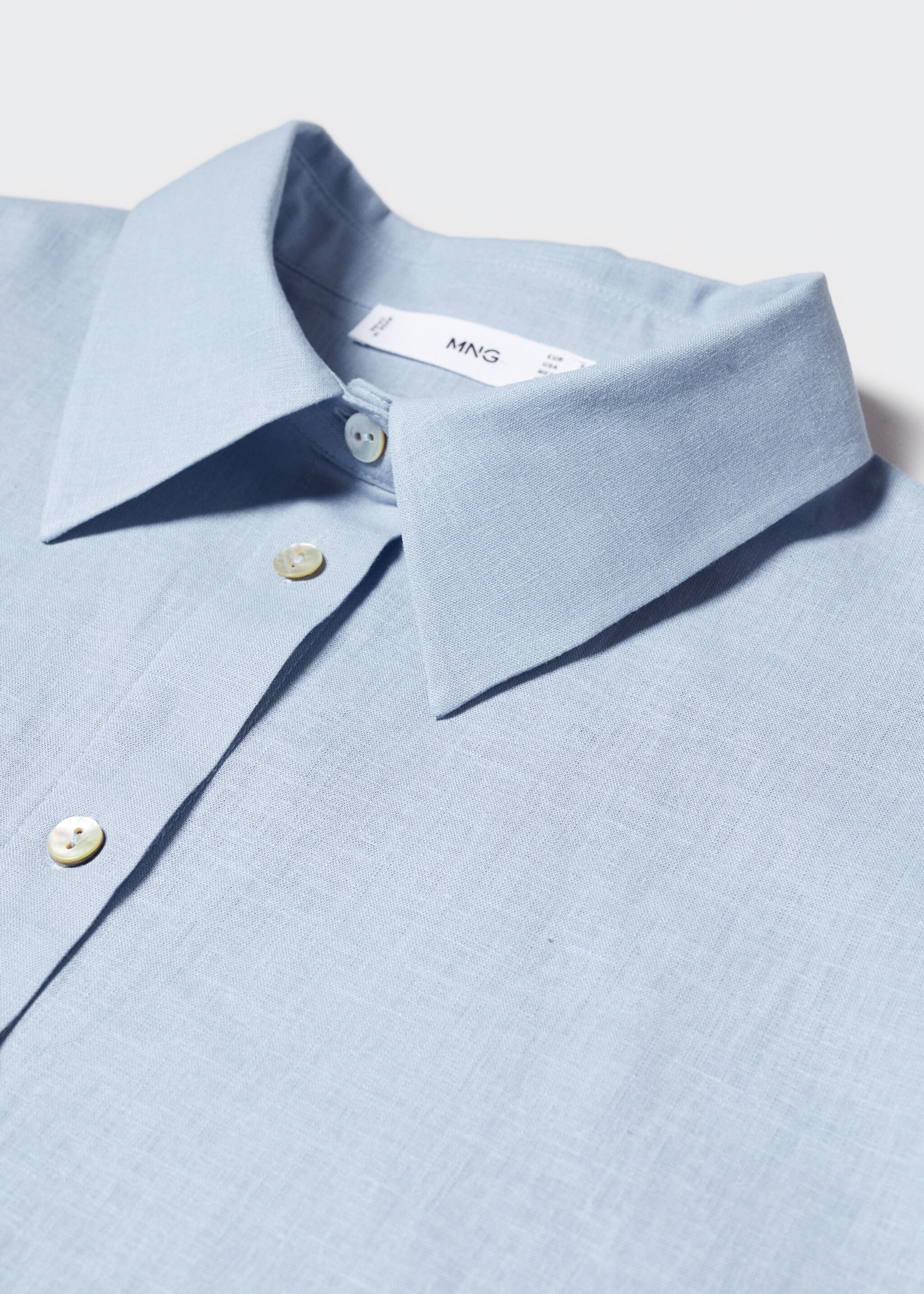 Linen pyjama shirt - Details of the article 8
