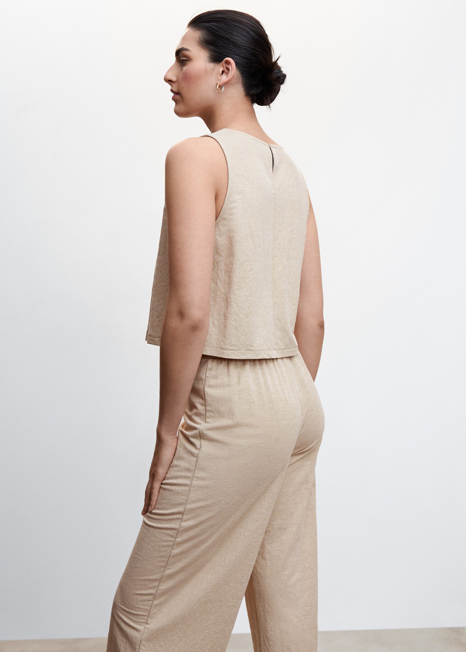 Kalhoty culottes crop - Detail zboží 4