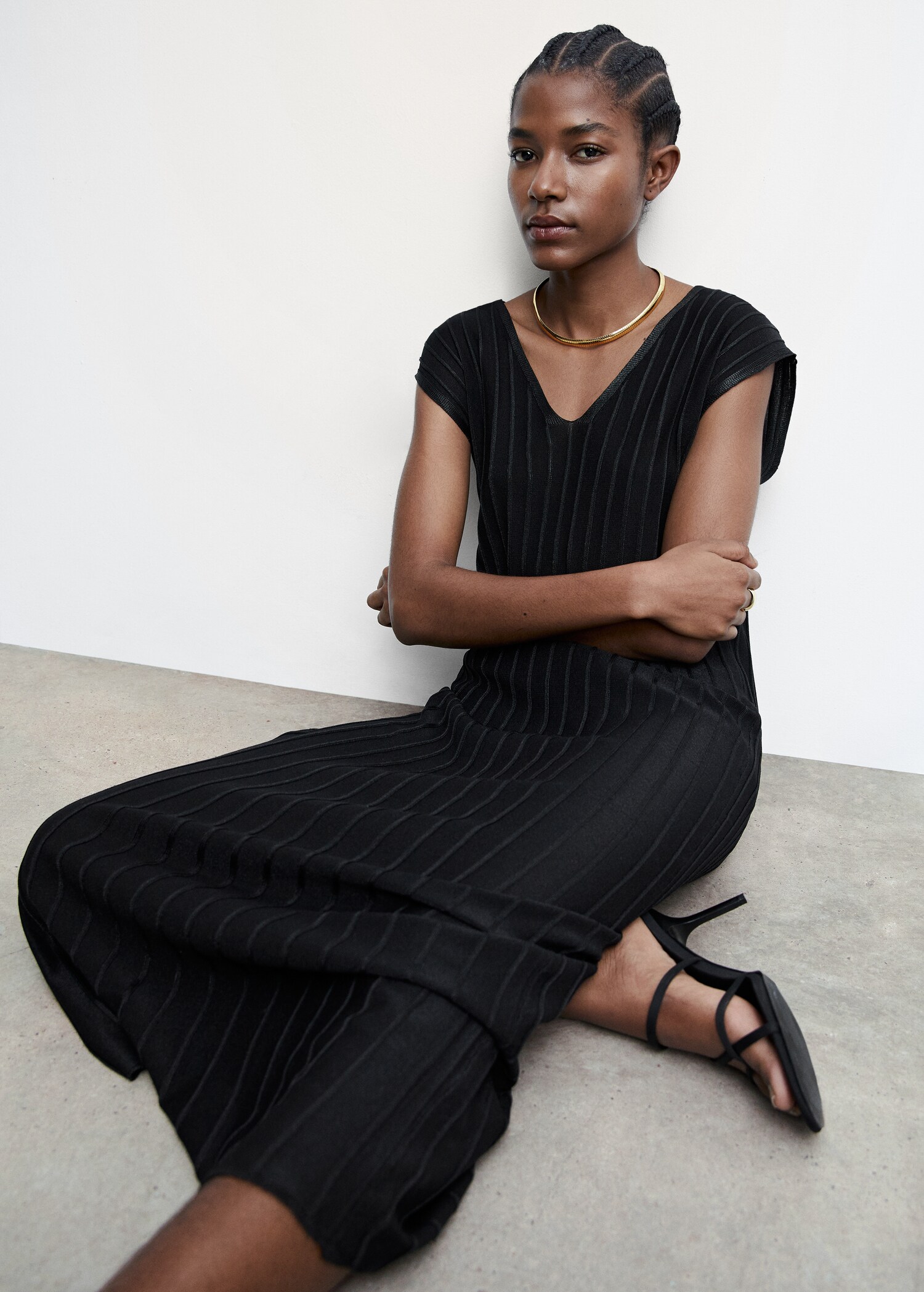 Robe maille détails contrastants - Détail de l'article 2