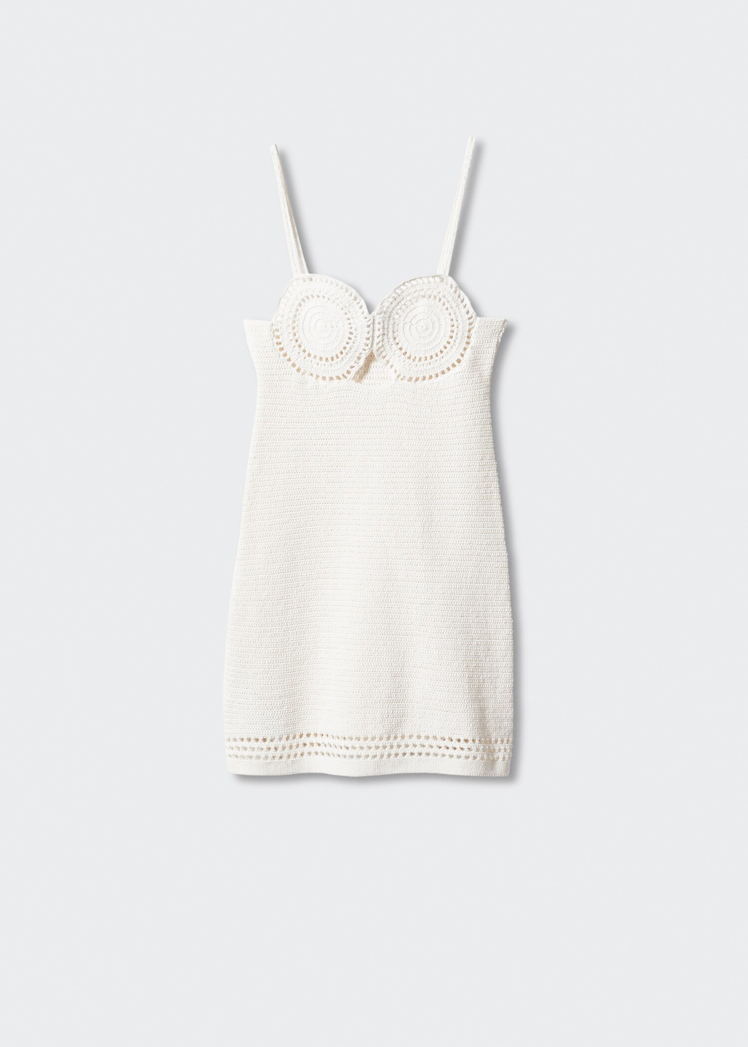 Crochet mini-jurk - Artikel zonder model
