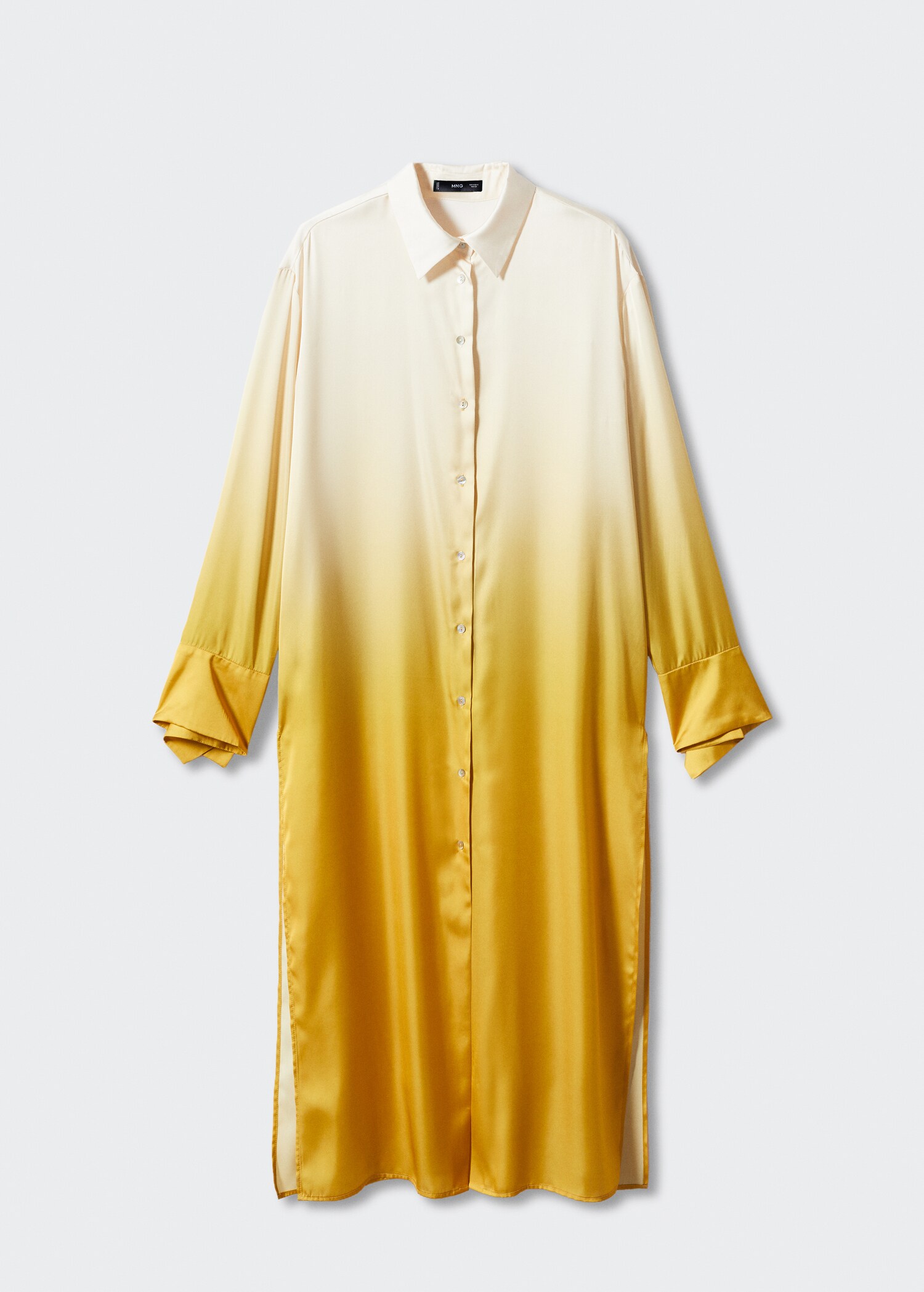 Gradient satin dress - Article without model