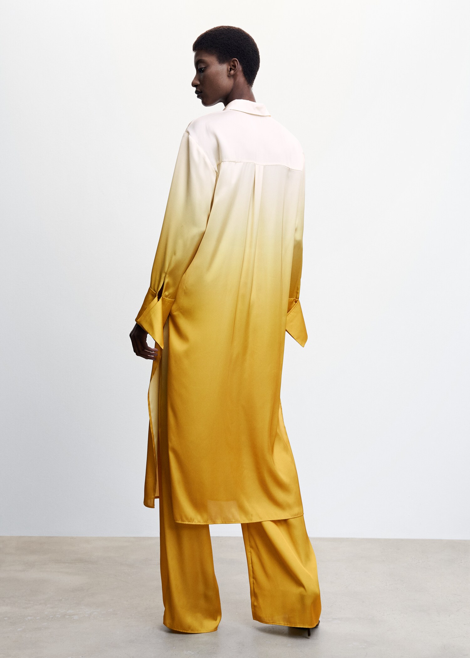 Gradient satin dress - Reverse of the article