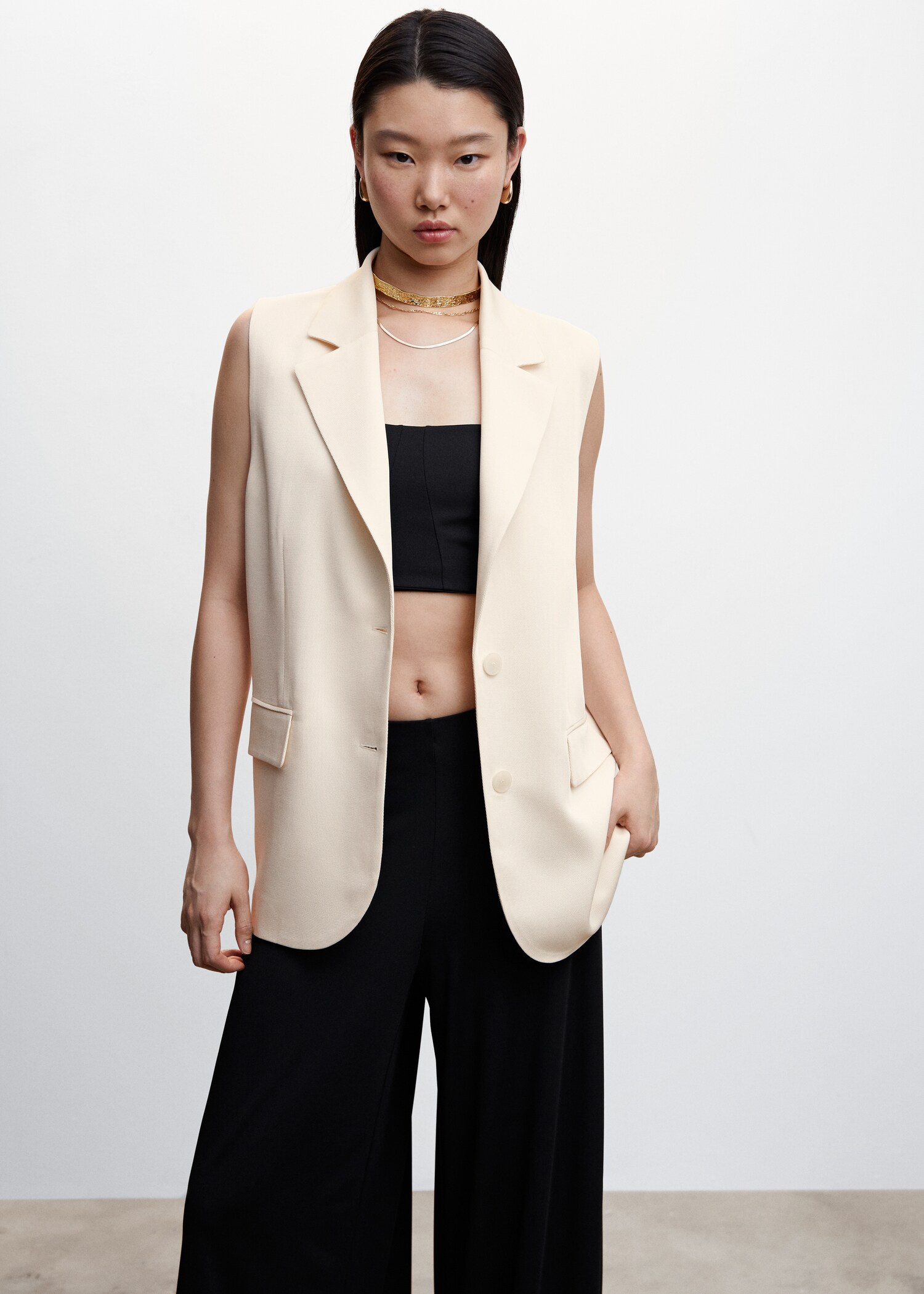 vest with pockets - Medium plane