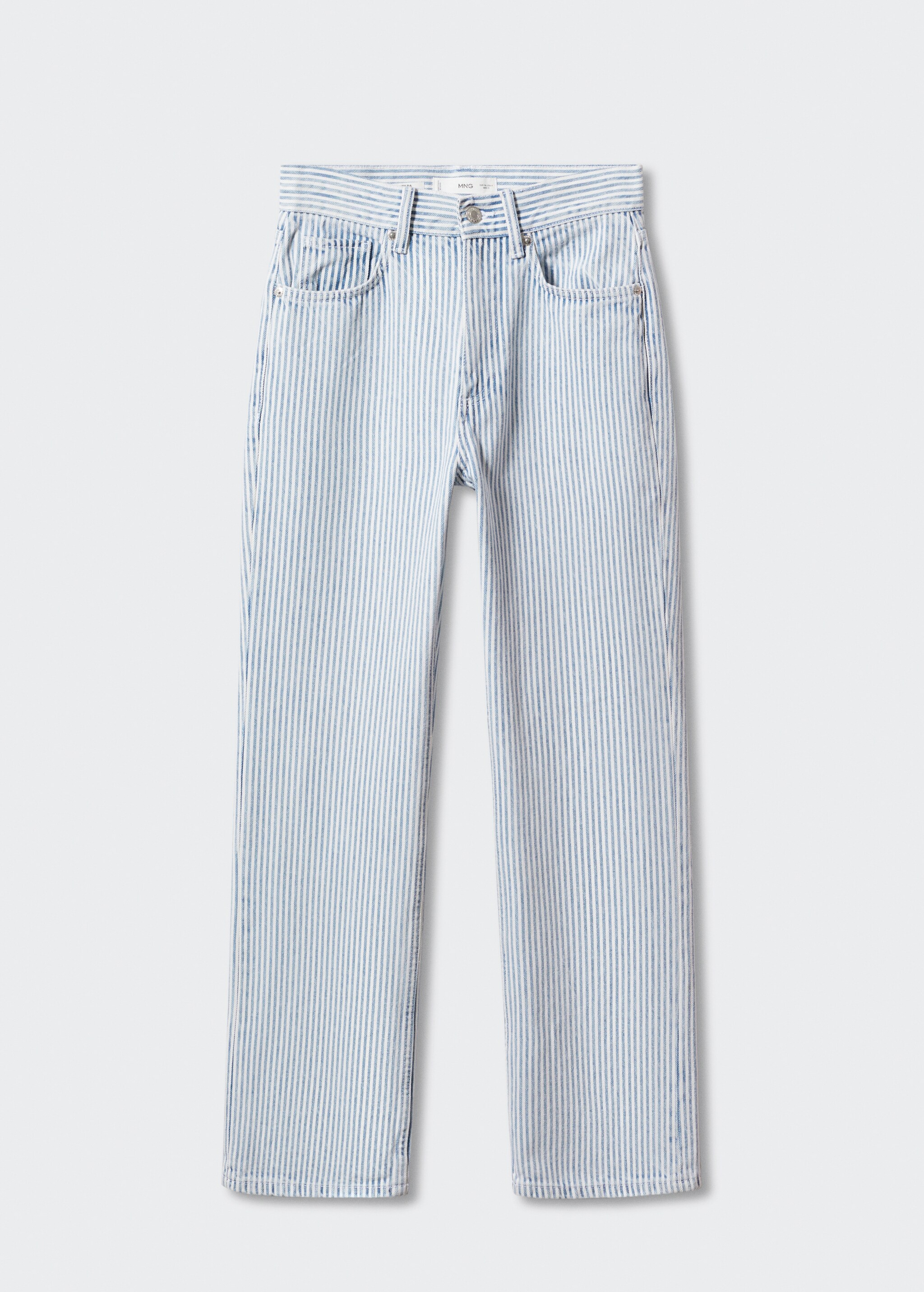 Jeans rectos rayas - Artículo sin modelo