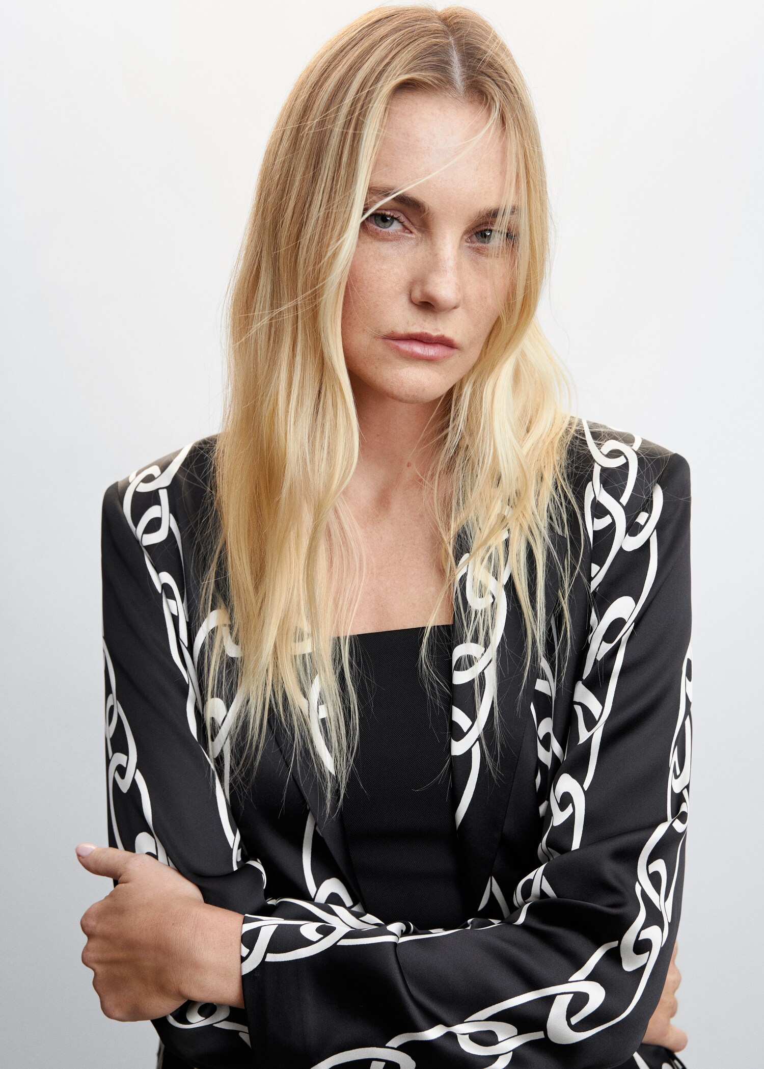 Chain print blazer - Details of the article 1