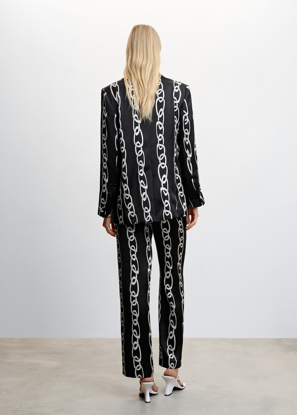 Chain print blazer sales