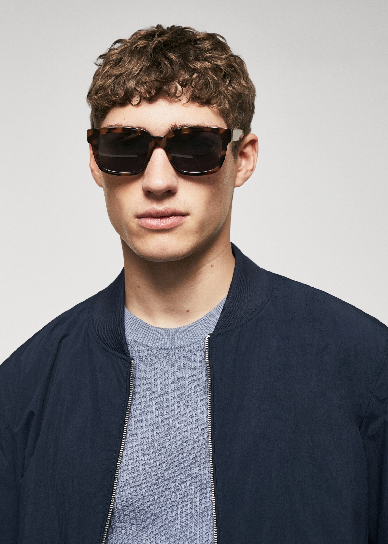 Lightweight fabric bomber jacket - Details of the article 1