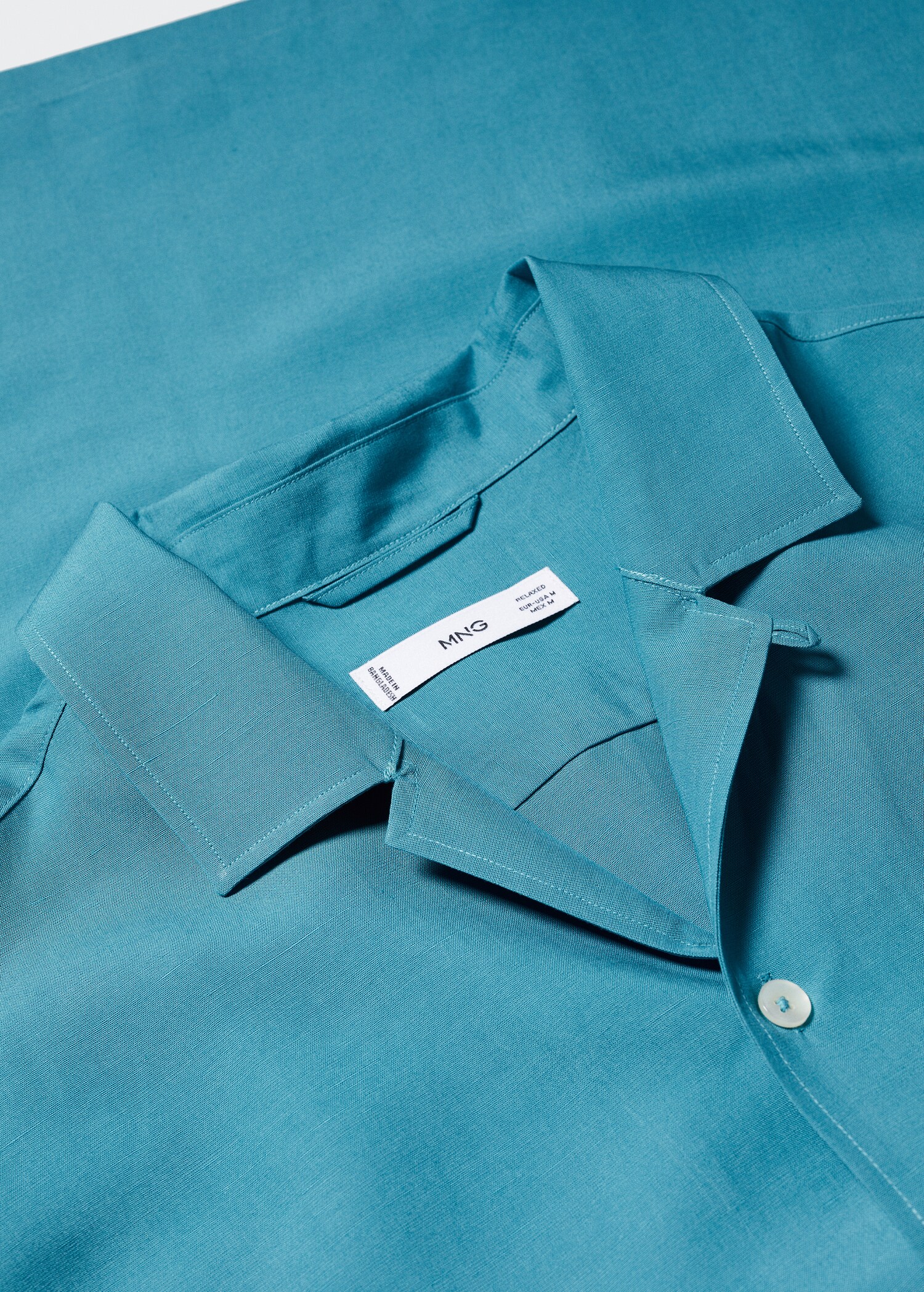 Camisa regular fit lino bowling - Detalle del artículo 8