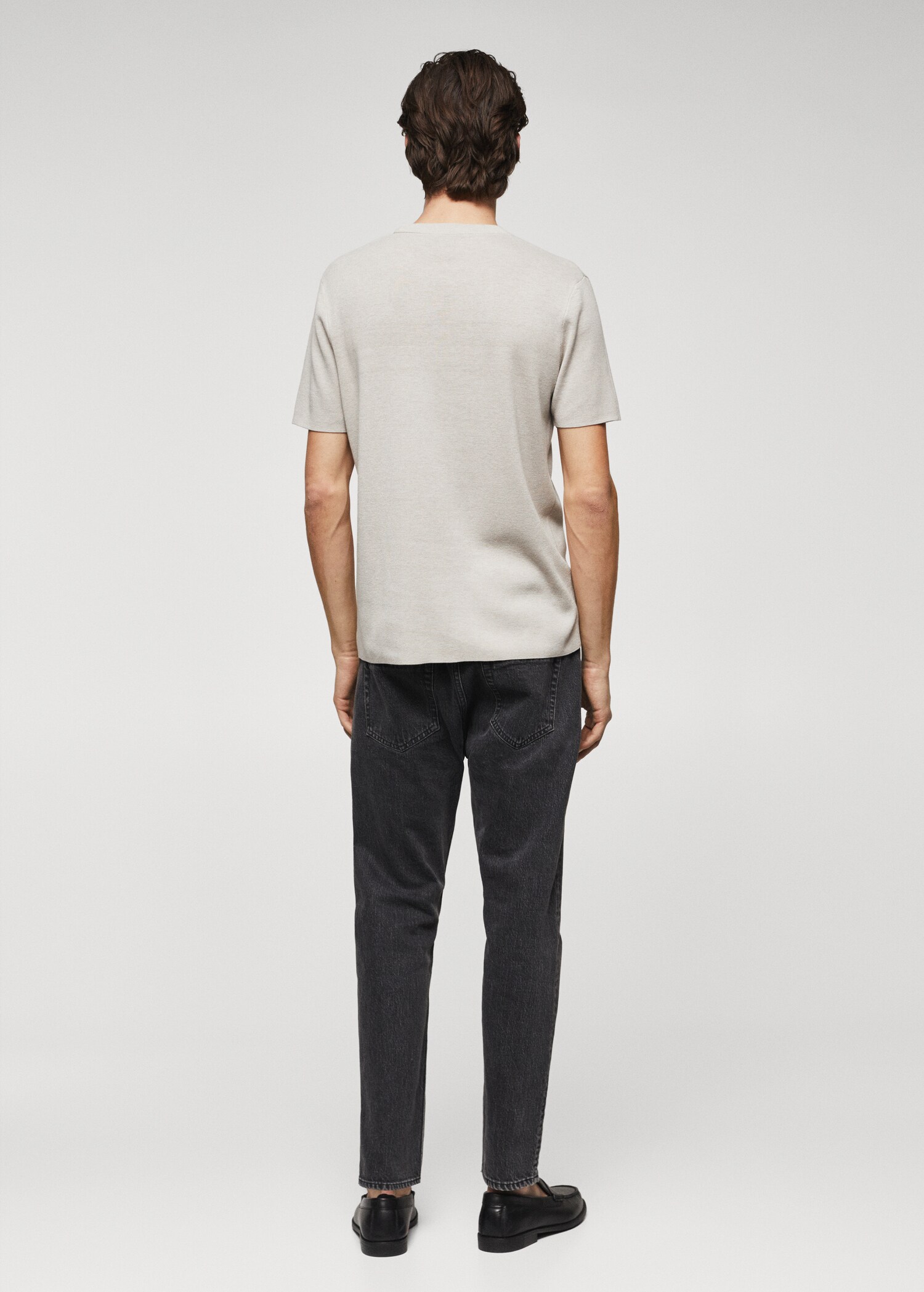 Camiseta punto fino - Reverso del artículo