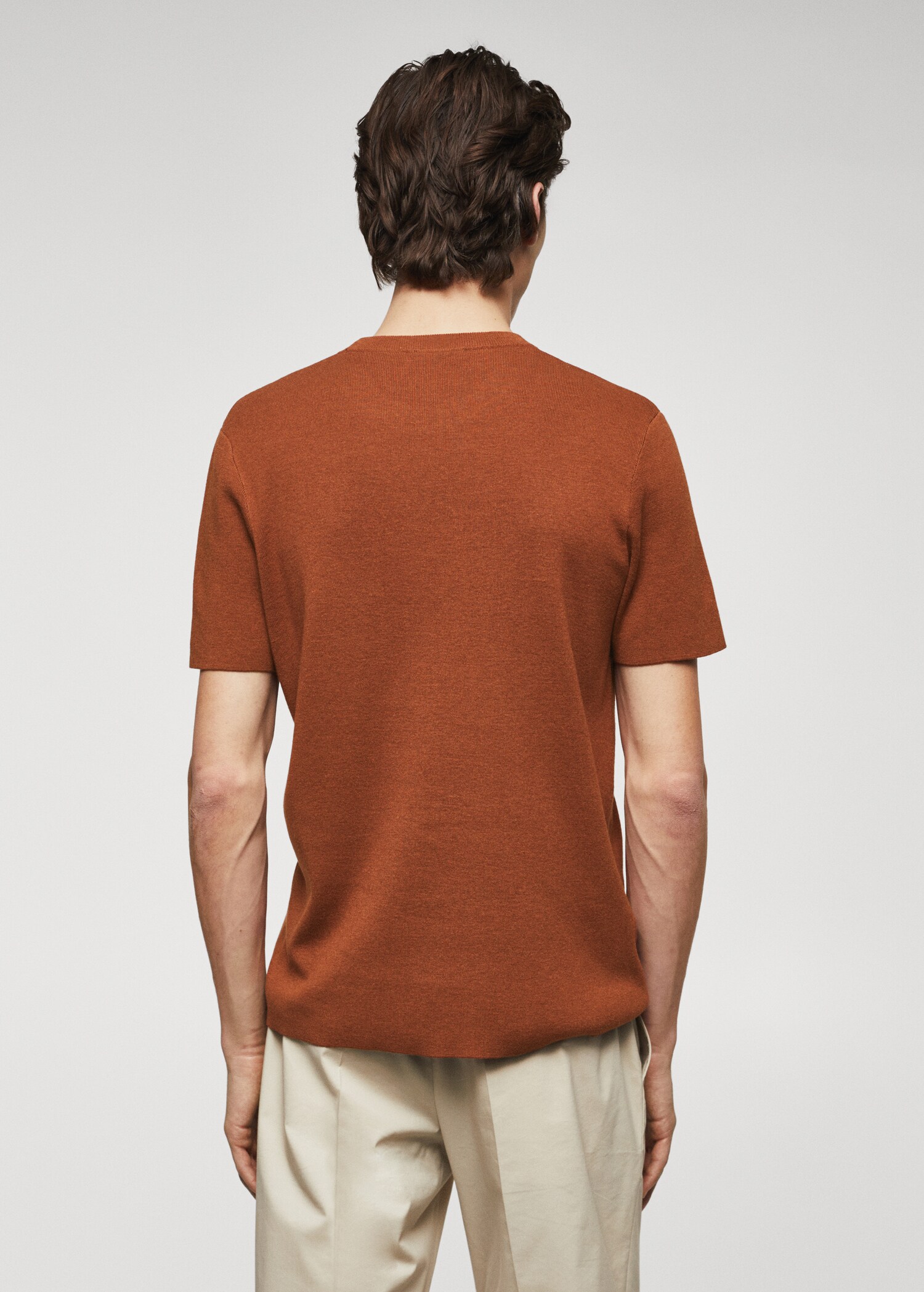 Camiseta punto fino - Reverso del artículo