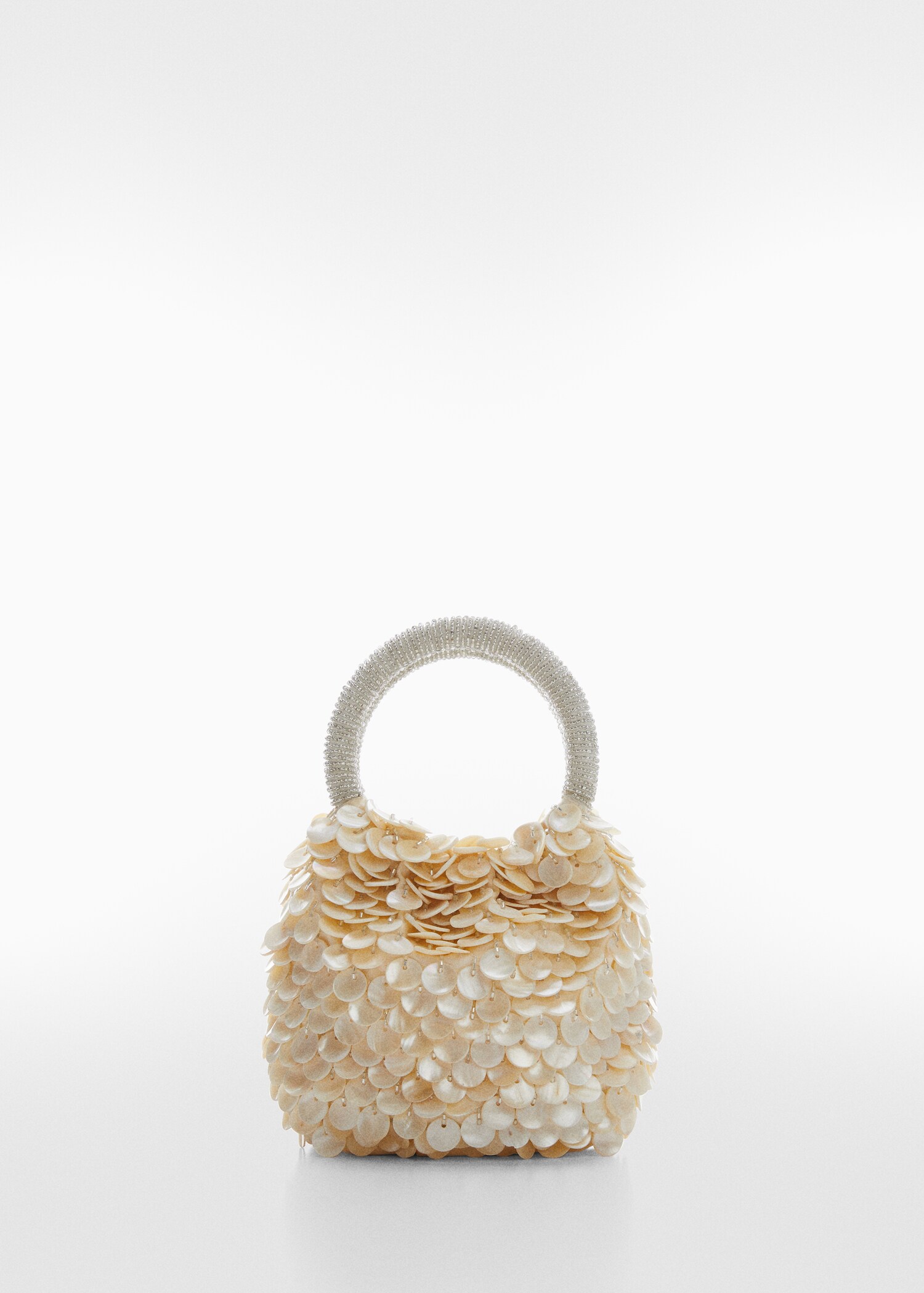 Mini mother-of-pearl bead bag  - Article without model
