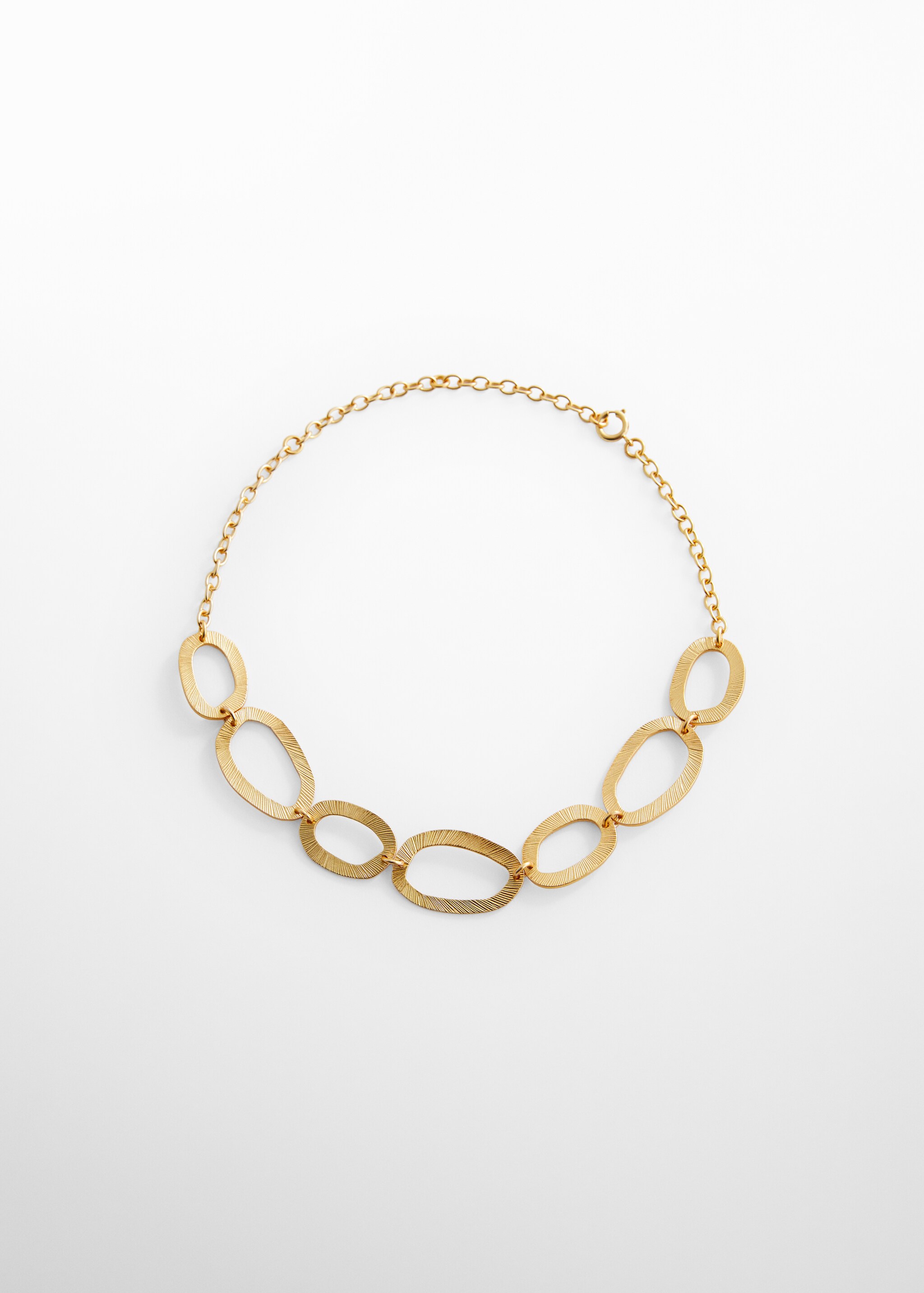 Halskette mit unregelmäßigen Ringen - Artikel ohne Model