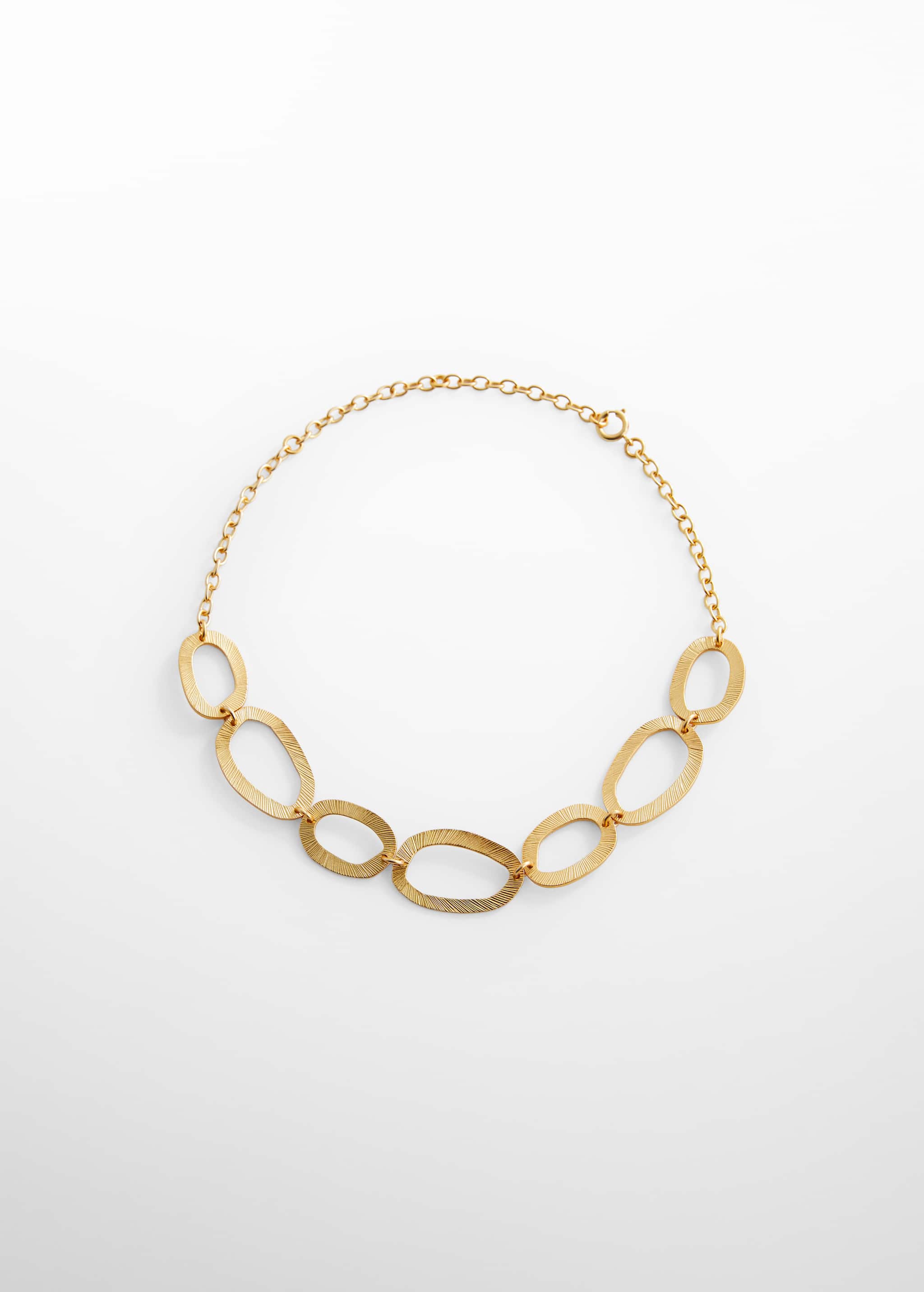 Irregular hoops necklace - Article without model