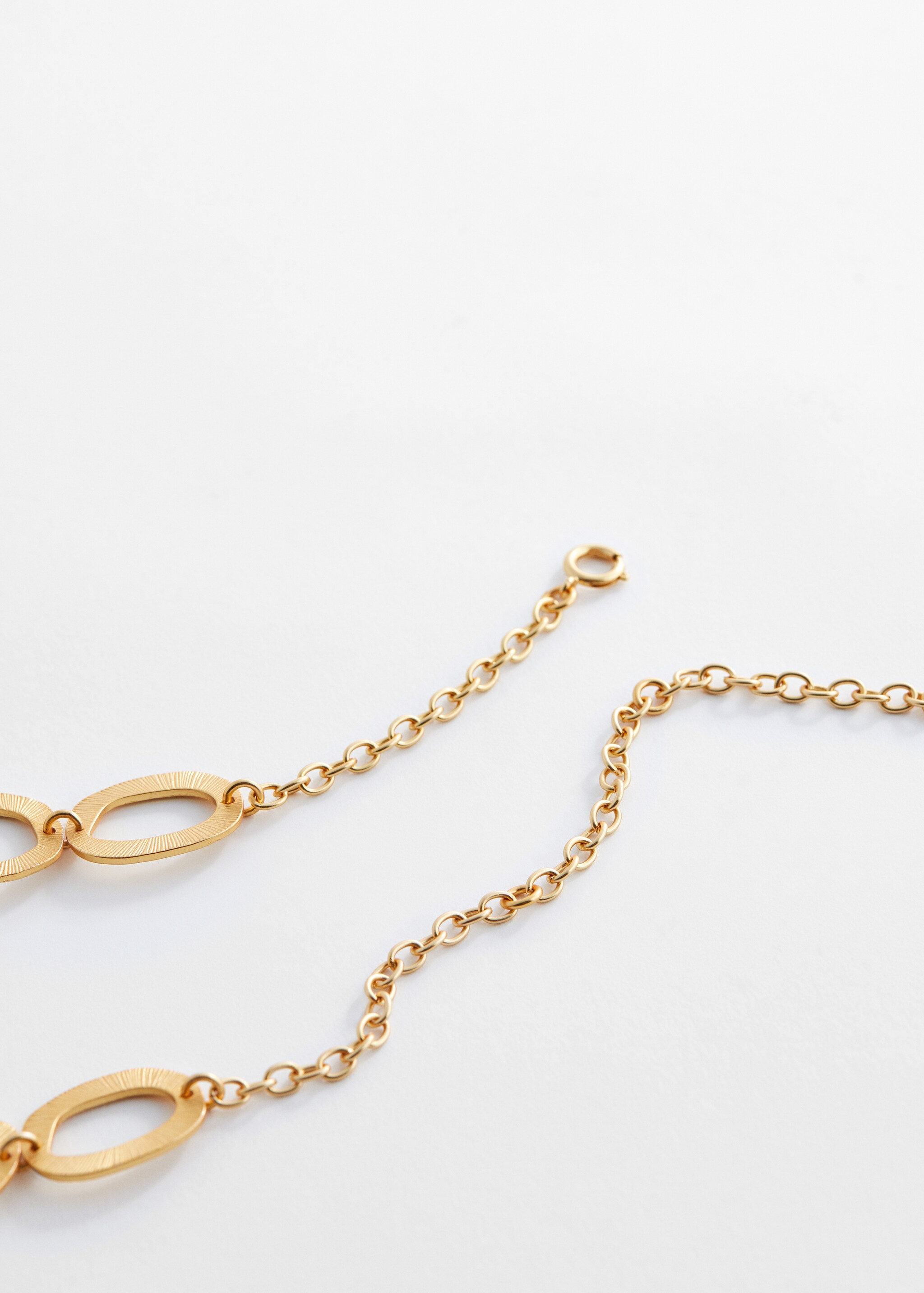 Irregular hoops necklace - Details of the article 1