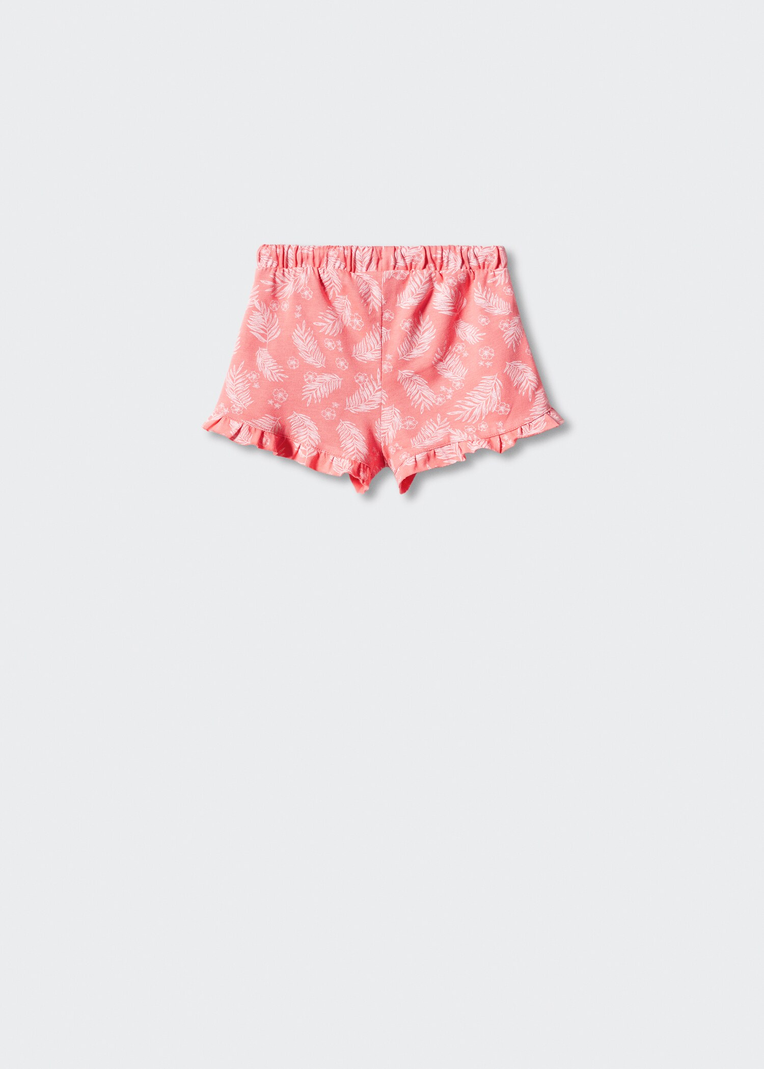 Floral print shorts - Reverse of the article
