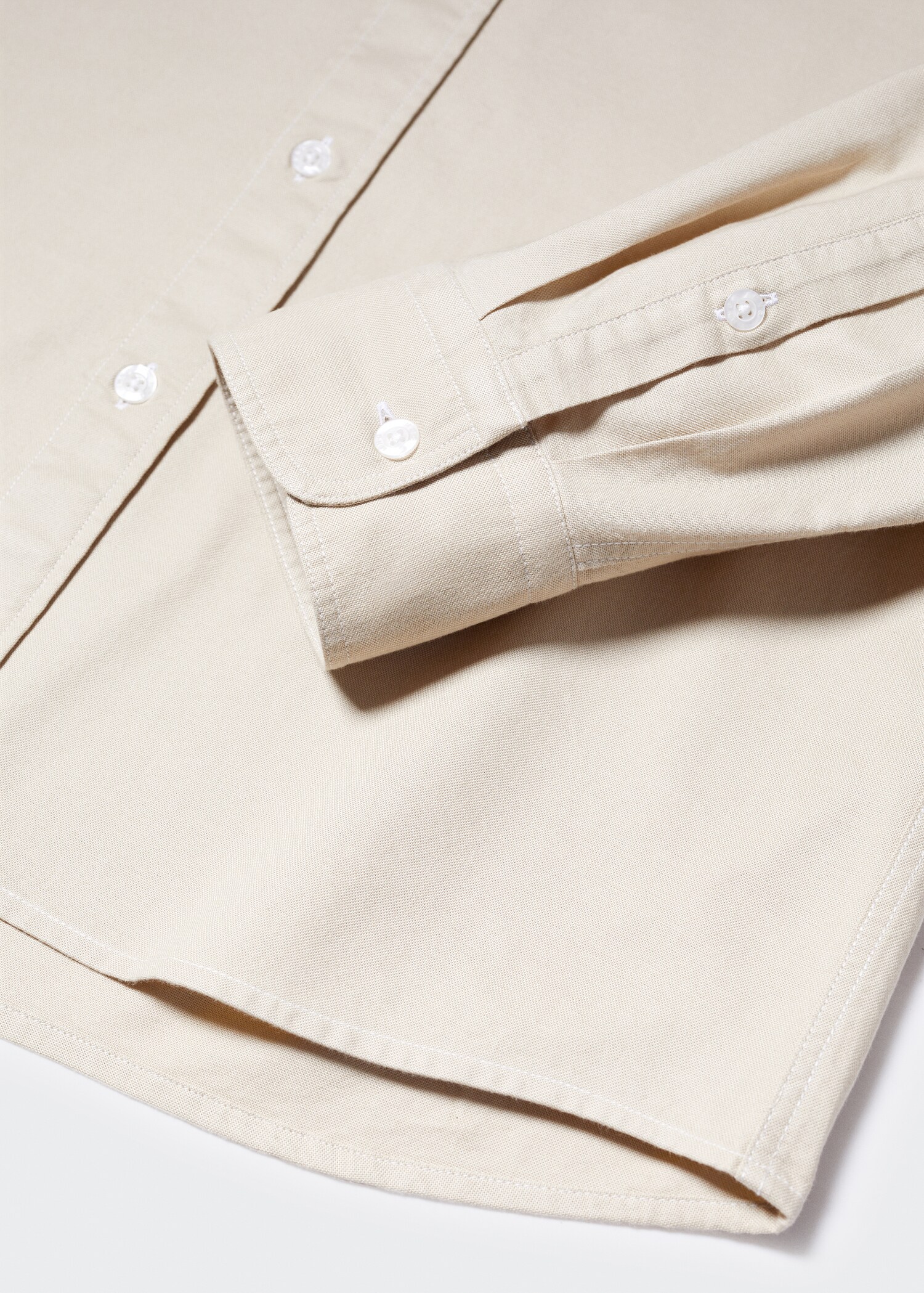 Regular fit Oxford cotton shirt - Details of the article 8