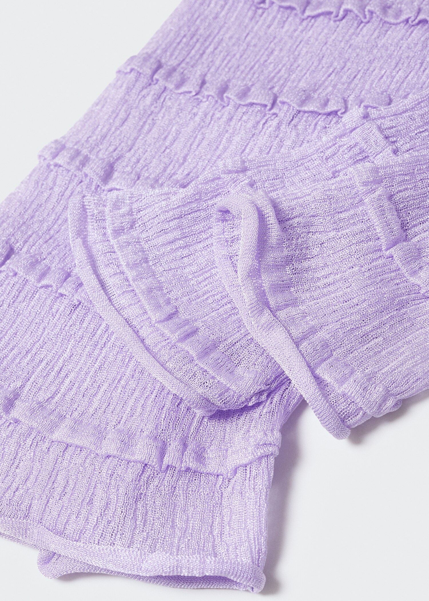 Gathered textured sweater - Details of the article 8