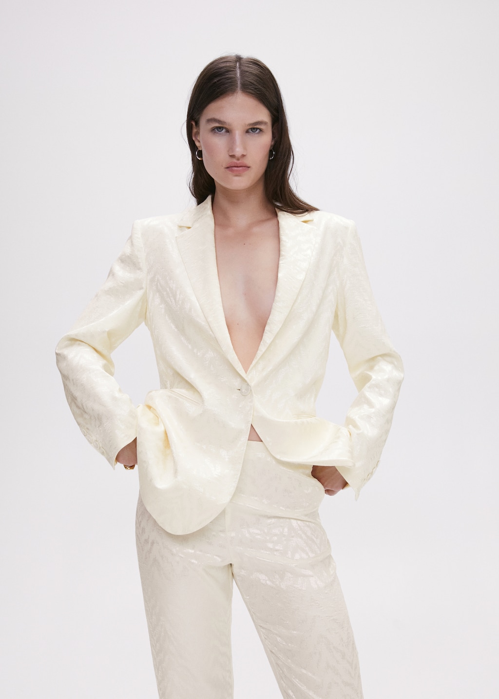Jacquard suit jacket sales
