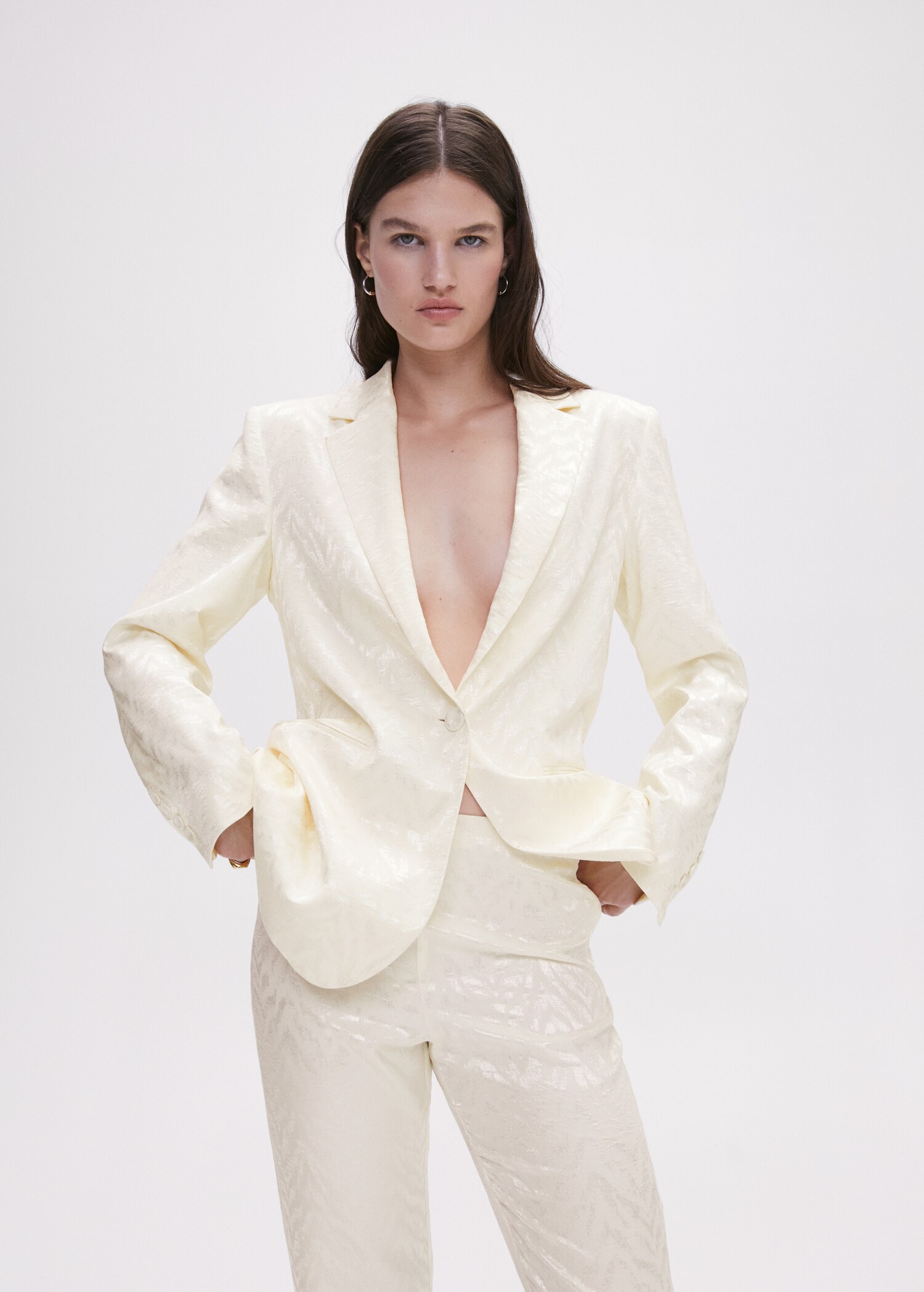 Americana vestit jacquard - Pla mig