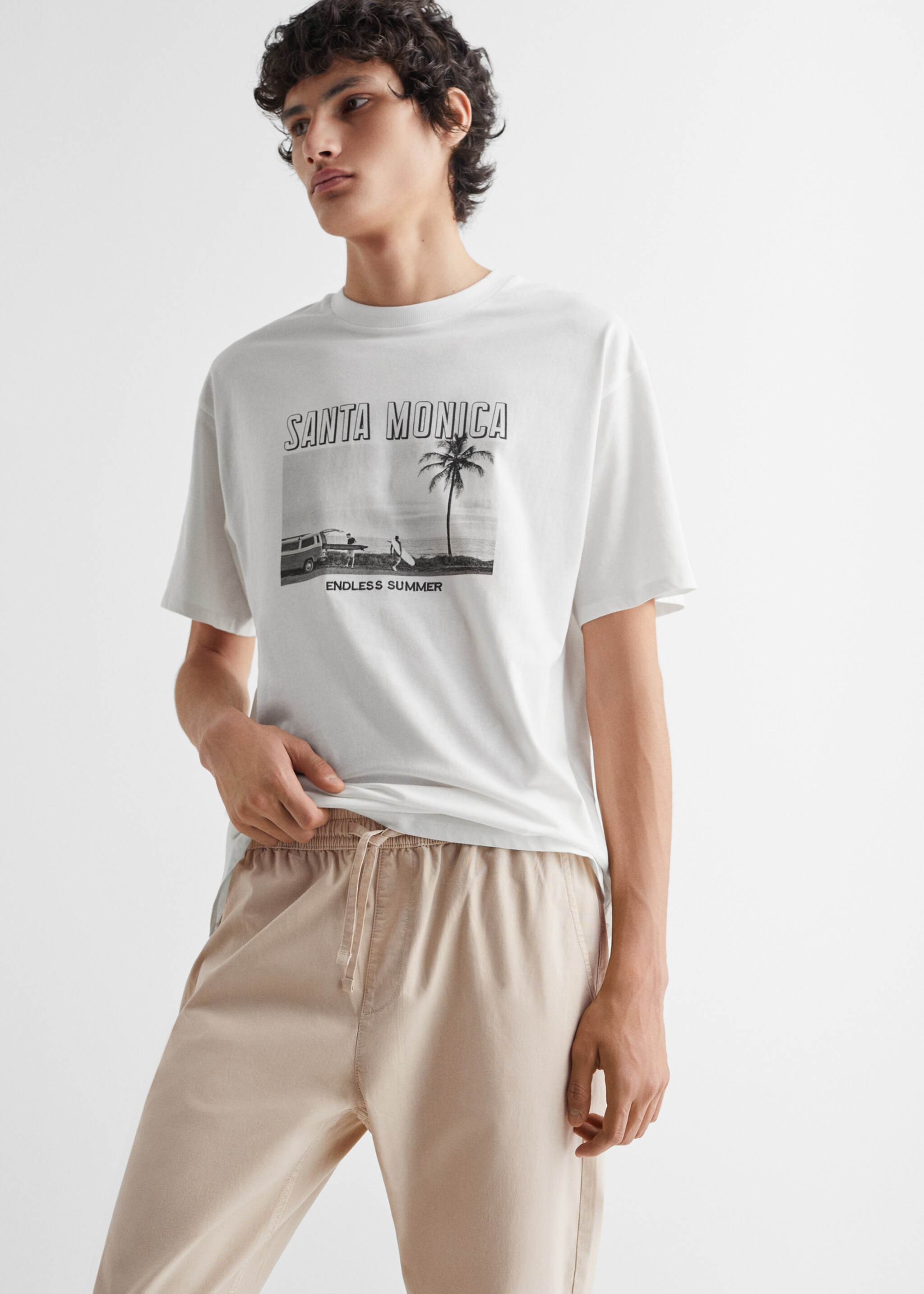 Pantaloni jogger cotone - Piano medio