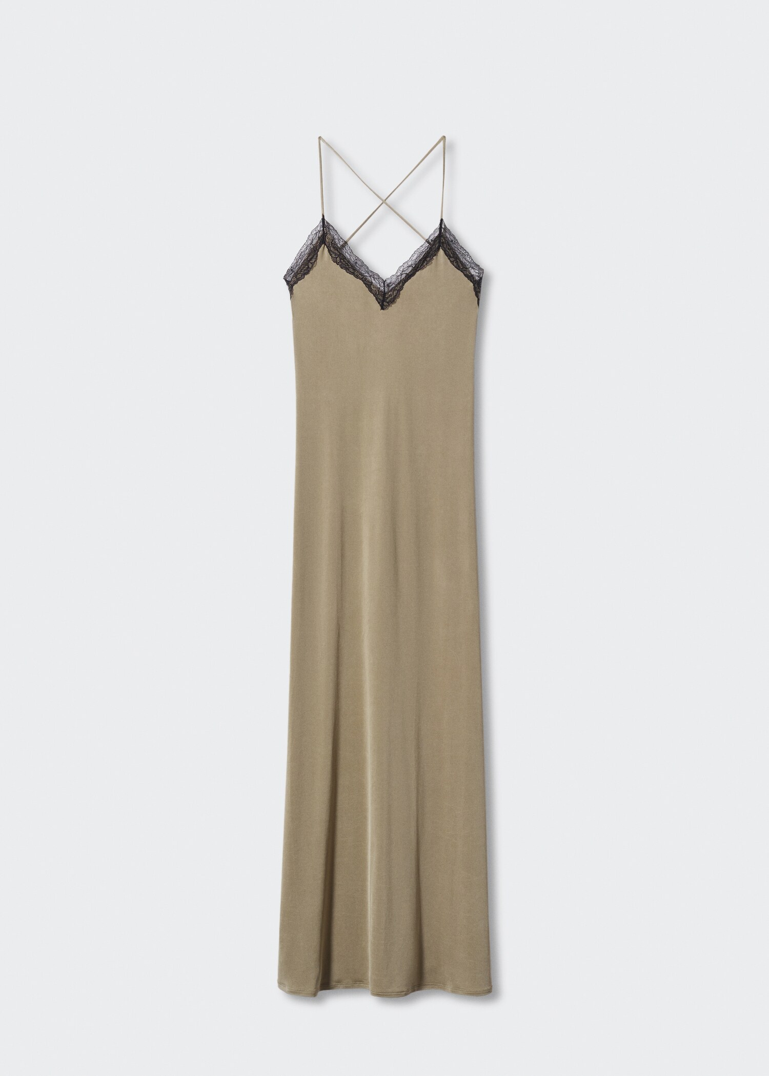 Vestido lencero espalda abierta - Artículo sin modelo