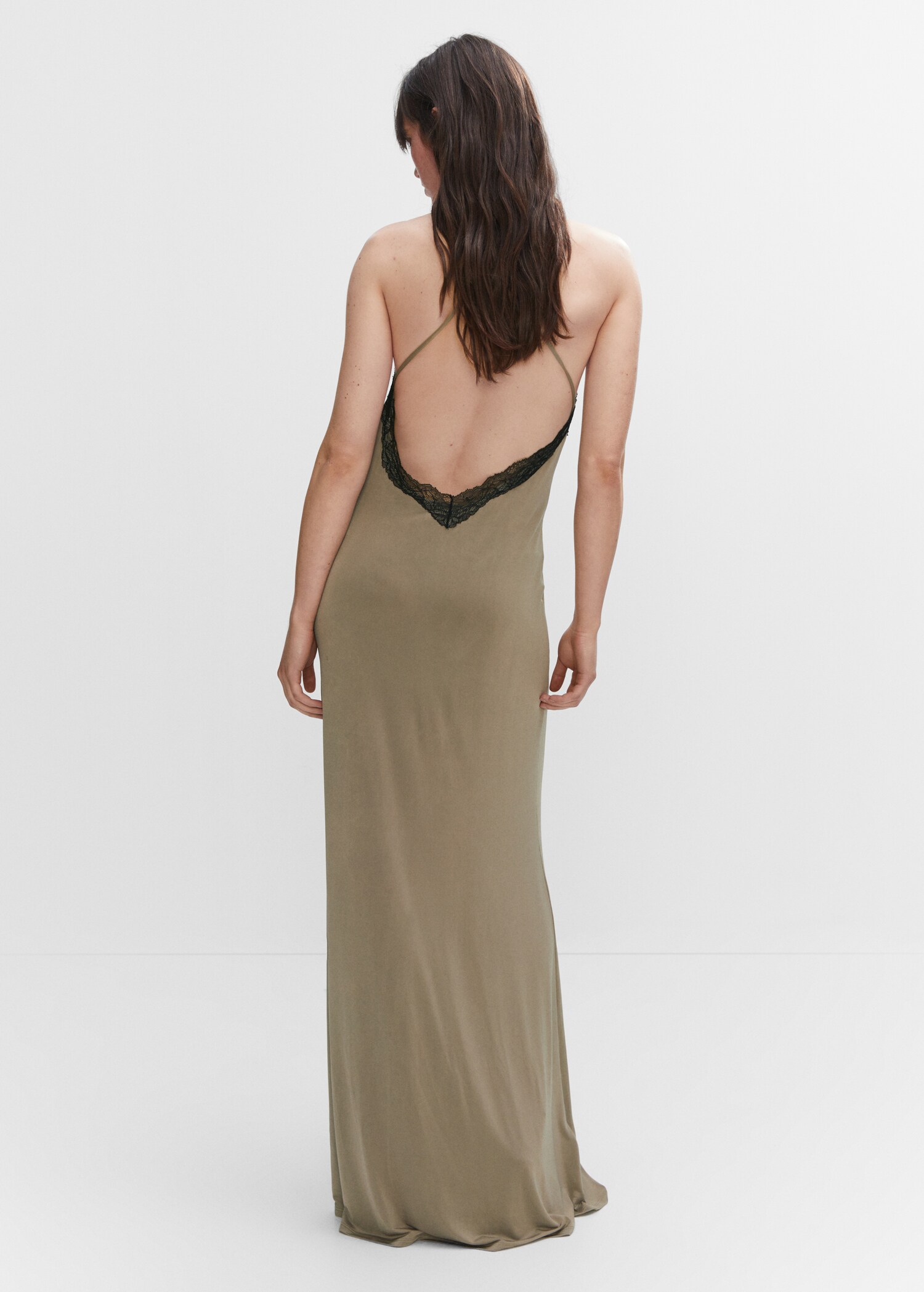 Vestido lencero espalda abierta - Reverso del artículo
