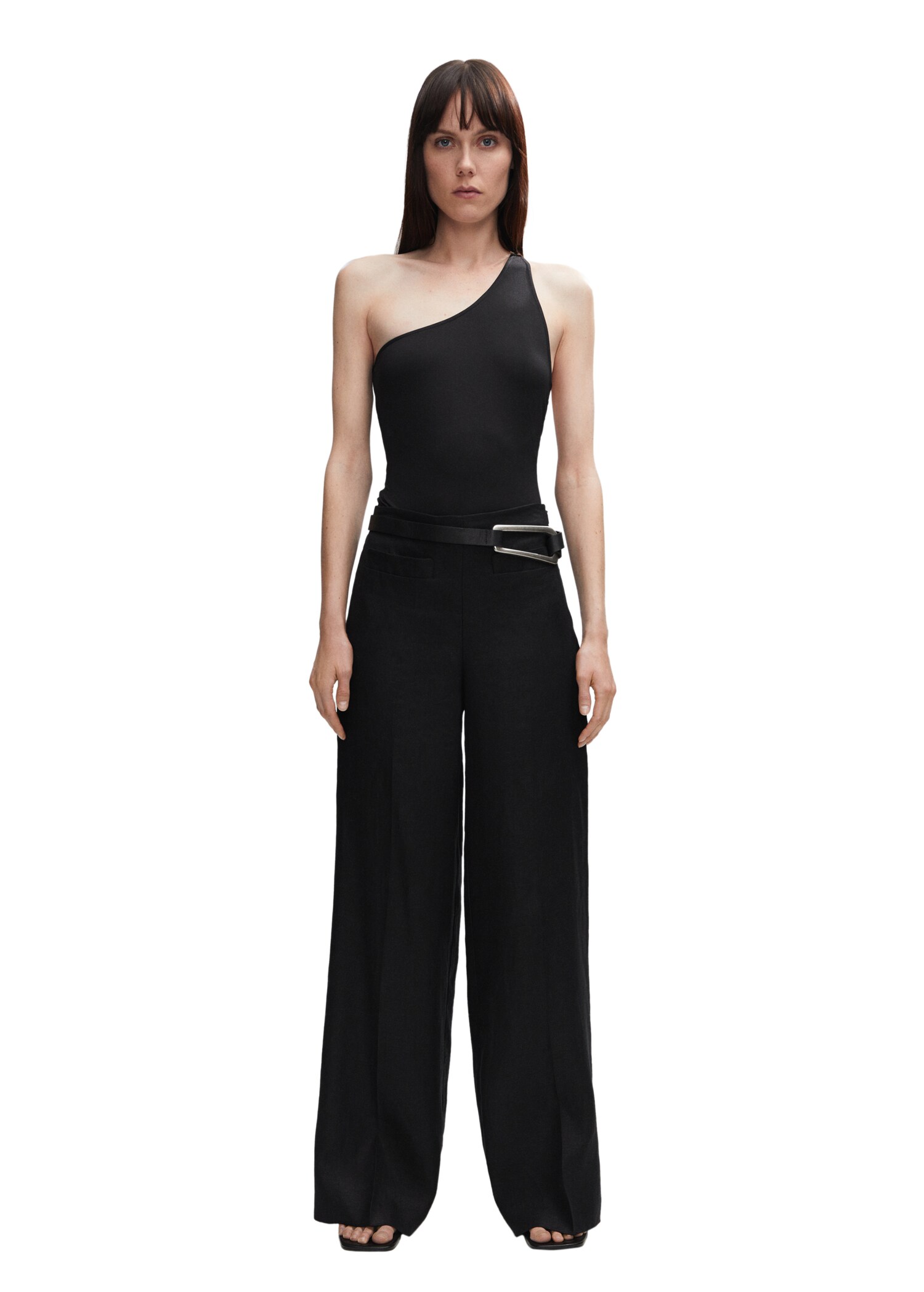 Asymmetrical open back bodysuit - Details of the article 2