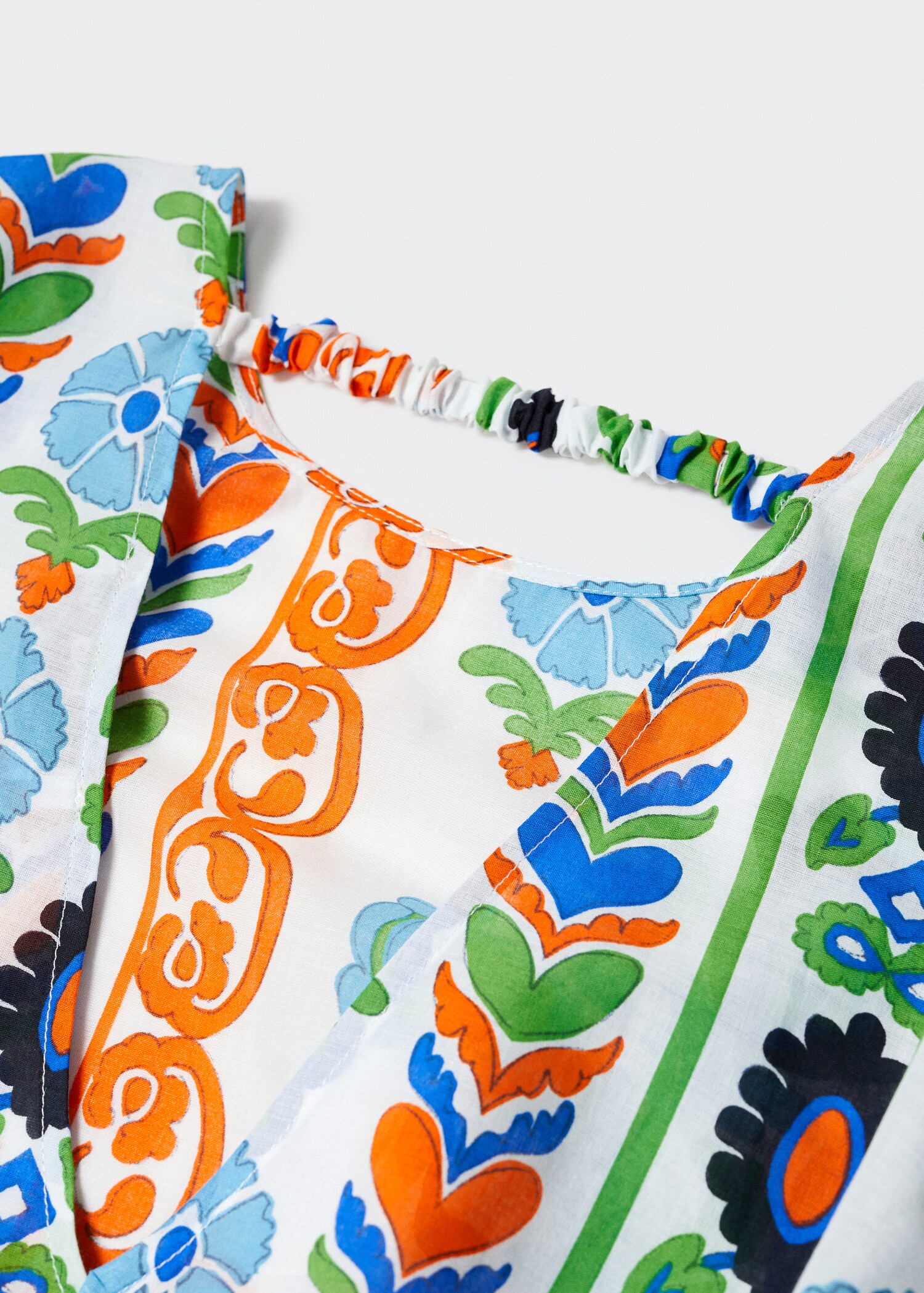 Printed puff sleeve blouse - Details of the article 8
