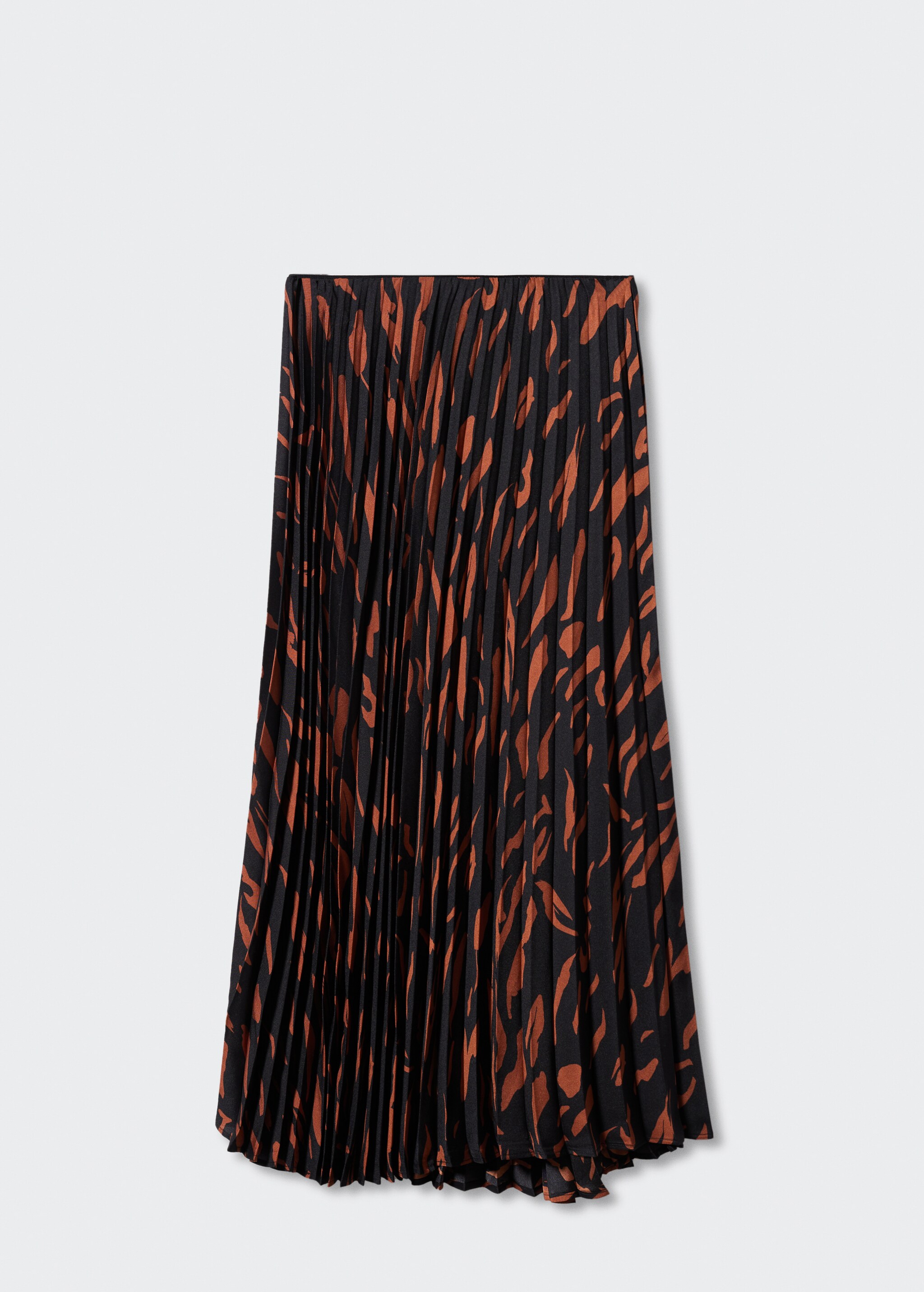 Abstract print pleated skirt - Article without model