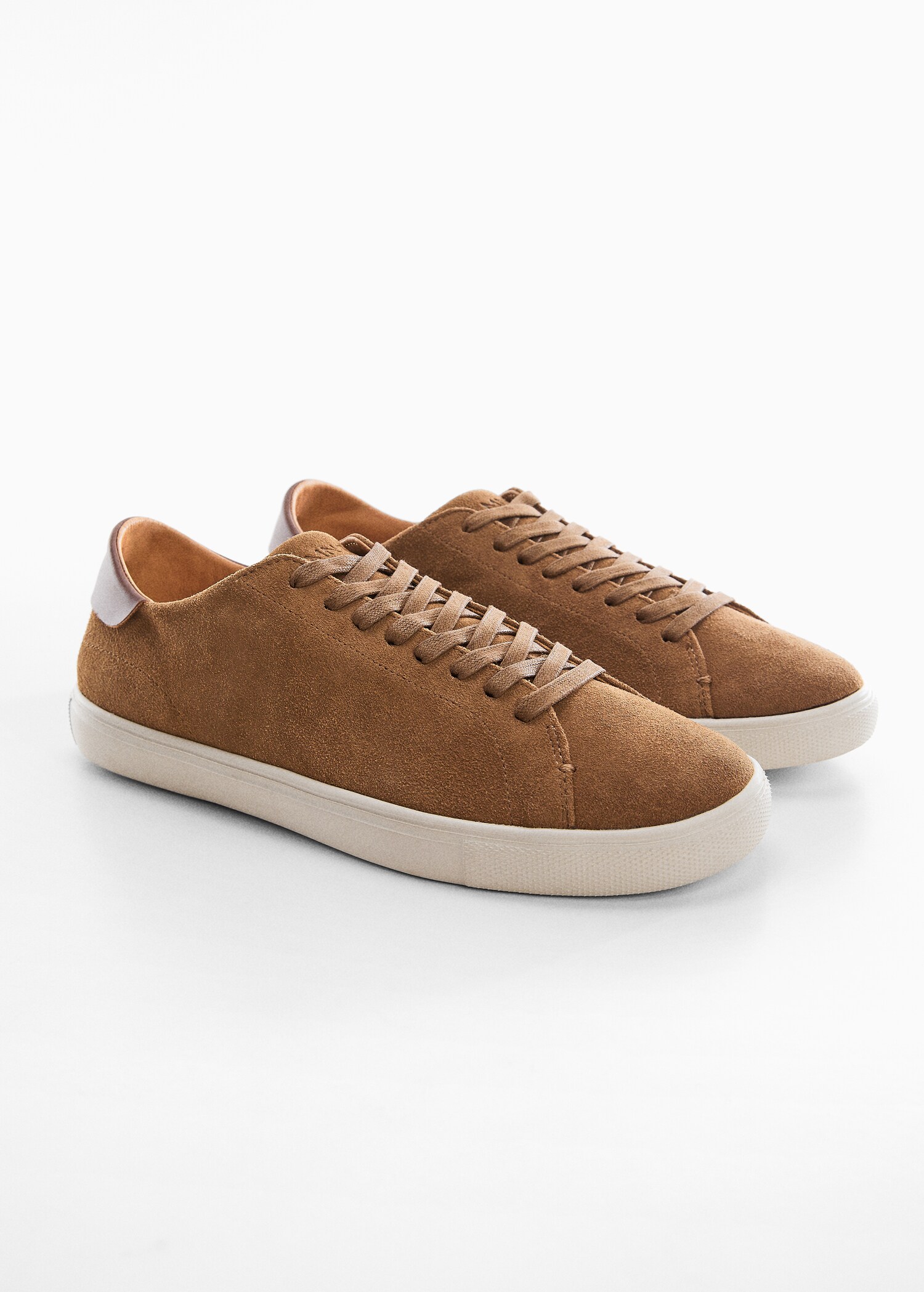 Laces suede sneaker - Medium plane