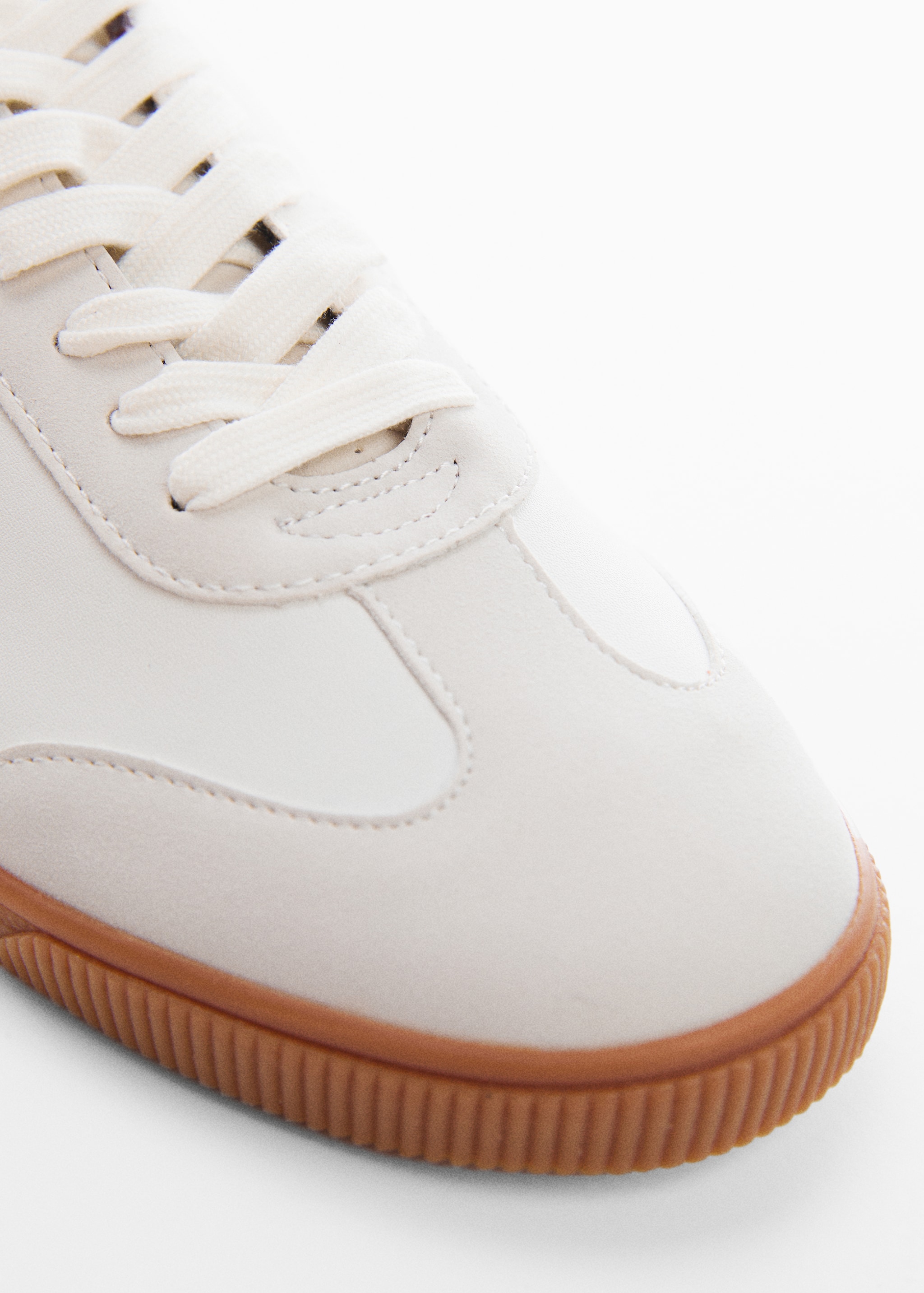 Lace-up leather sneakers - Details of the article 1