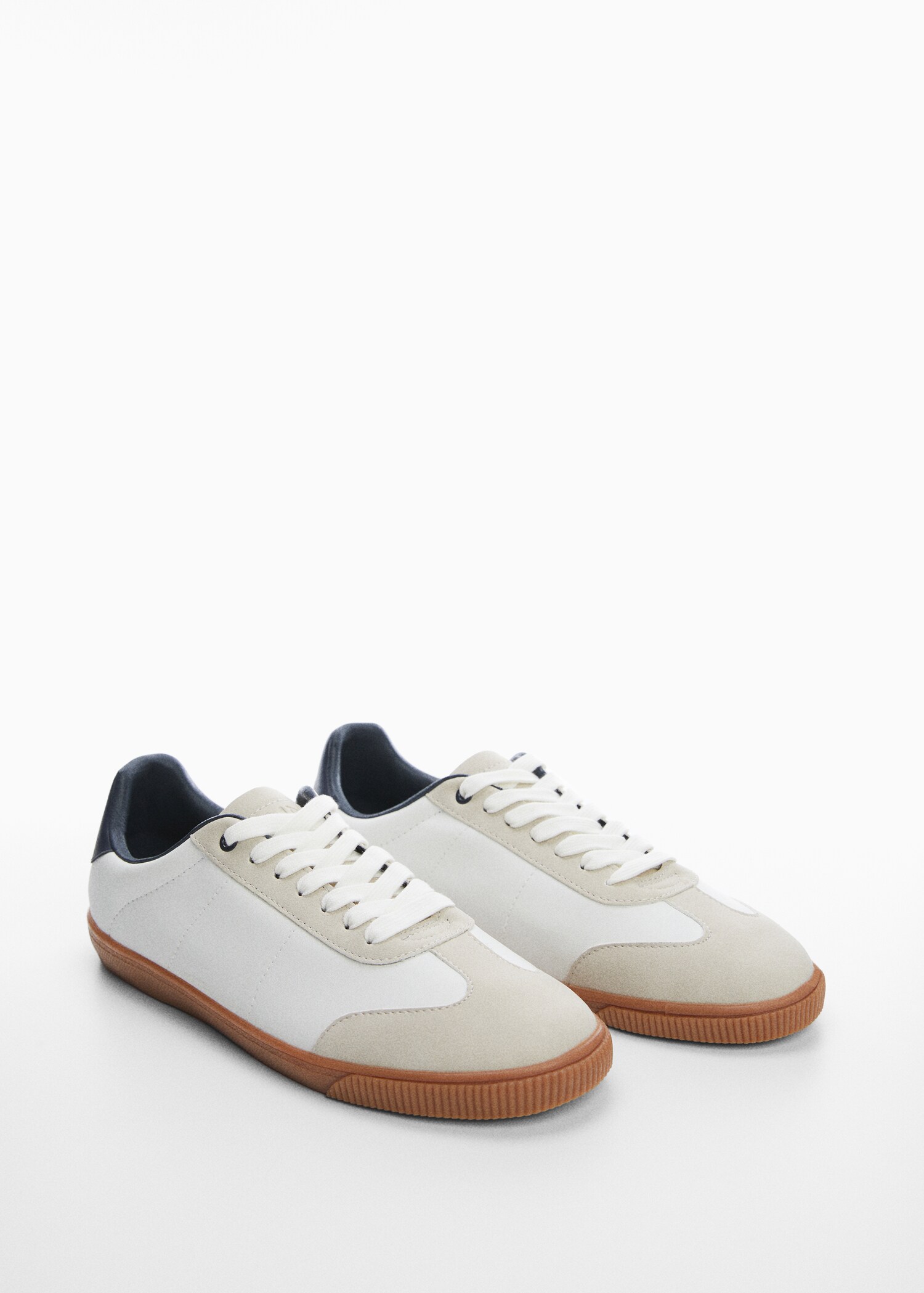 Lace-up leather sneakers - Medium plane